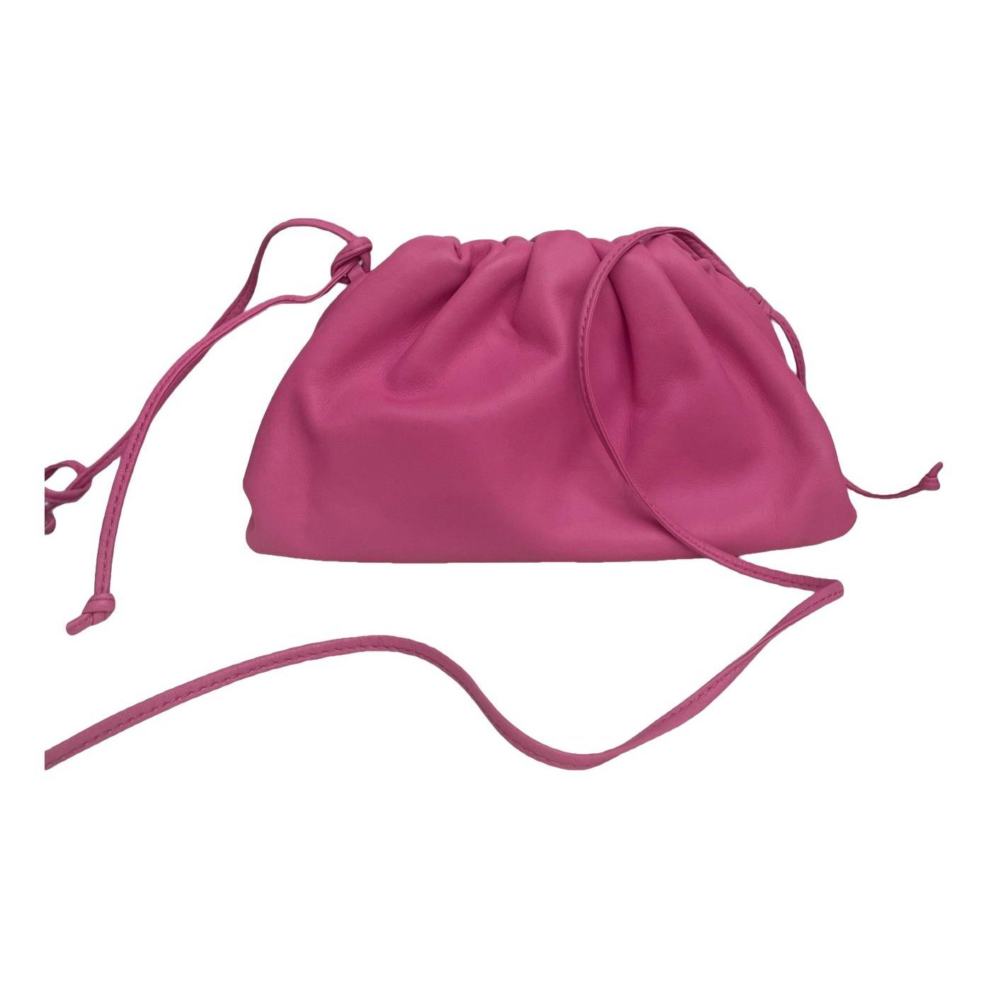 Pouch leather handbag
