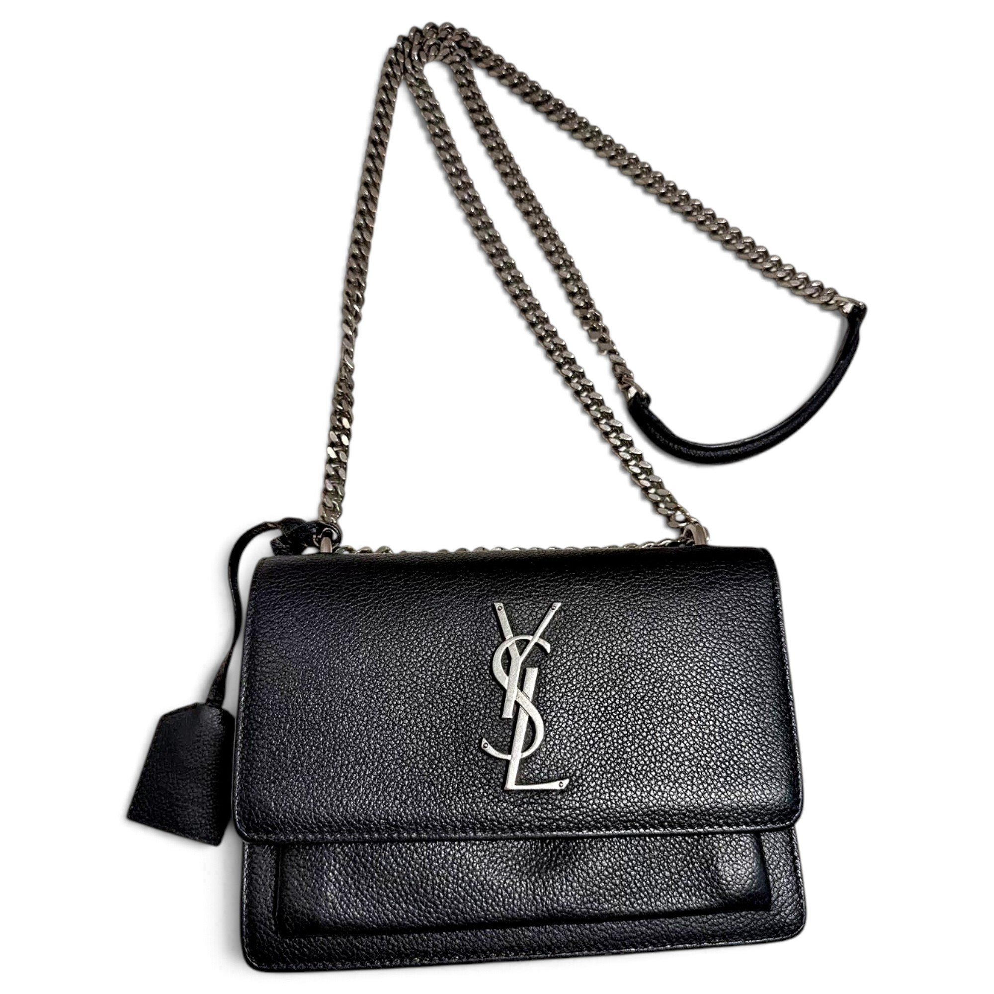 Sunset leather crossbody bag