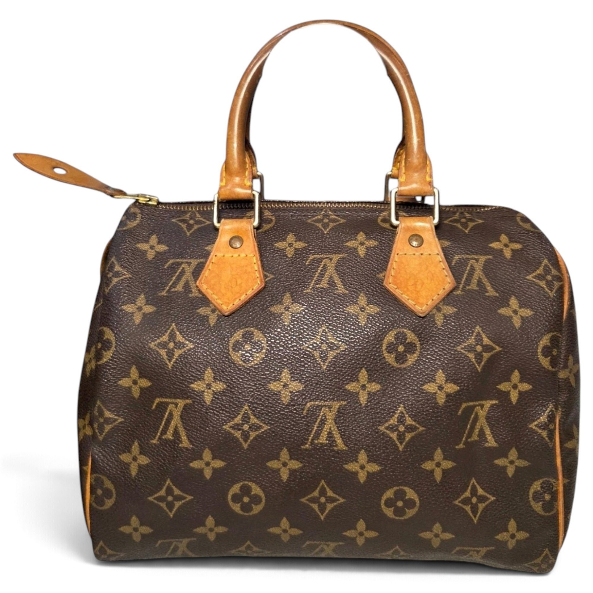 Speedy leather handbag