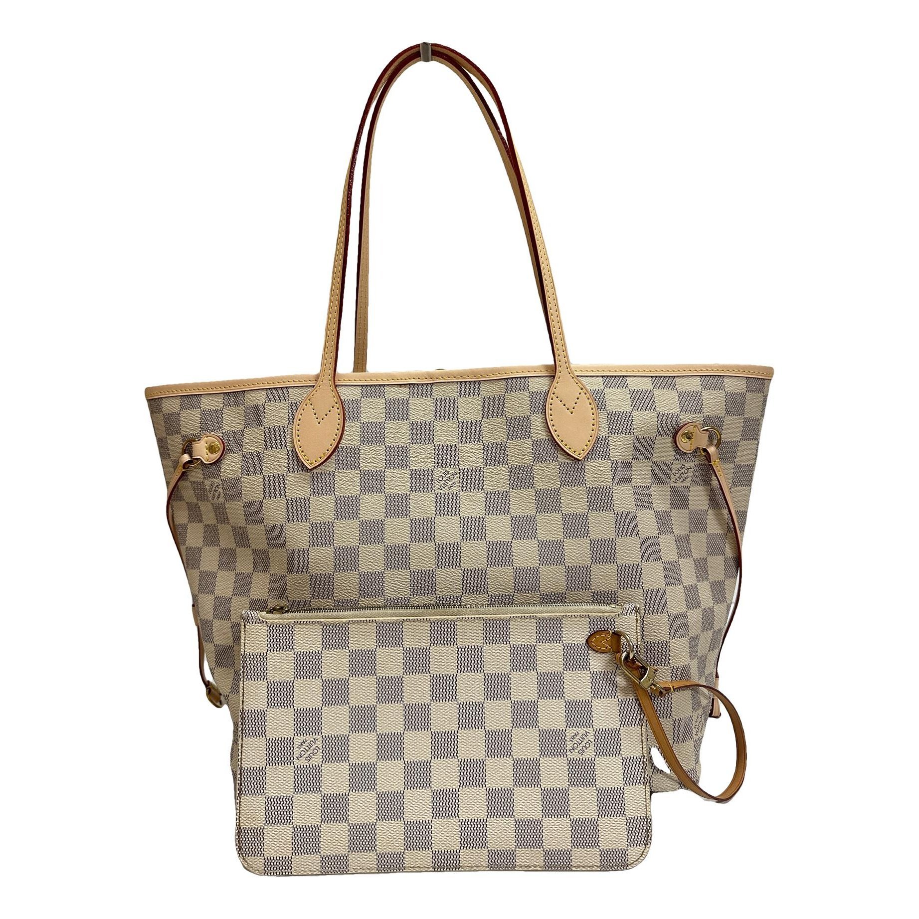 Louis Vuitton Neverfull leather handbag