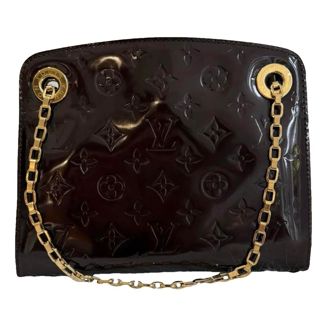 Patent leather handbag
