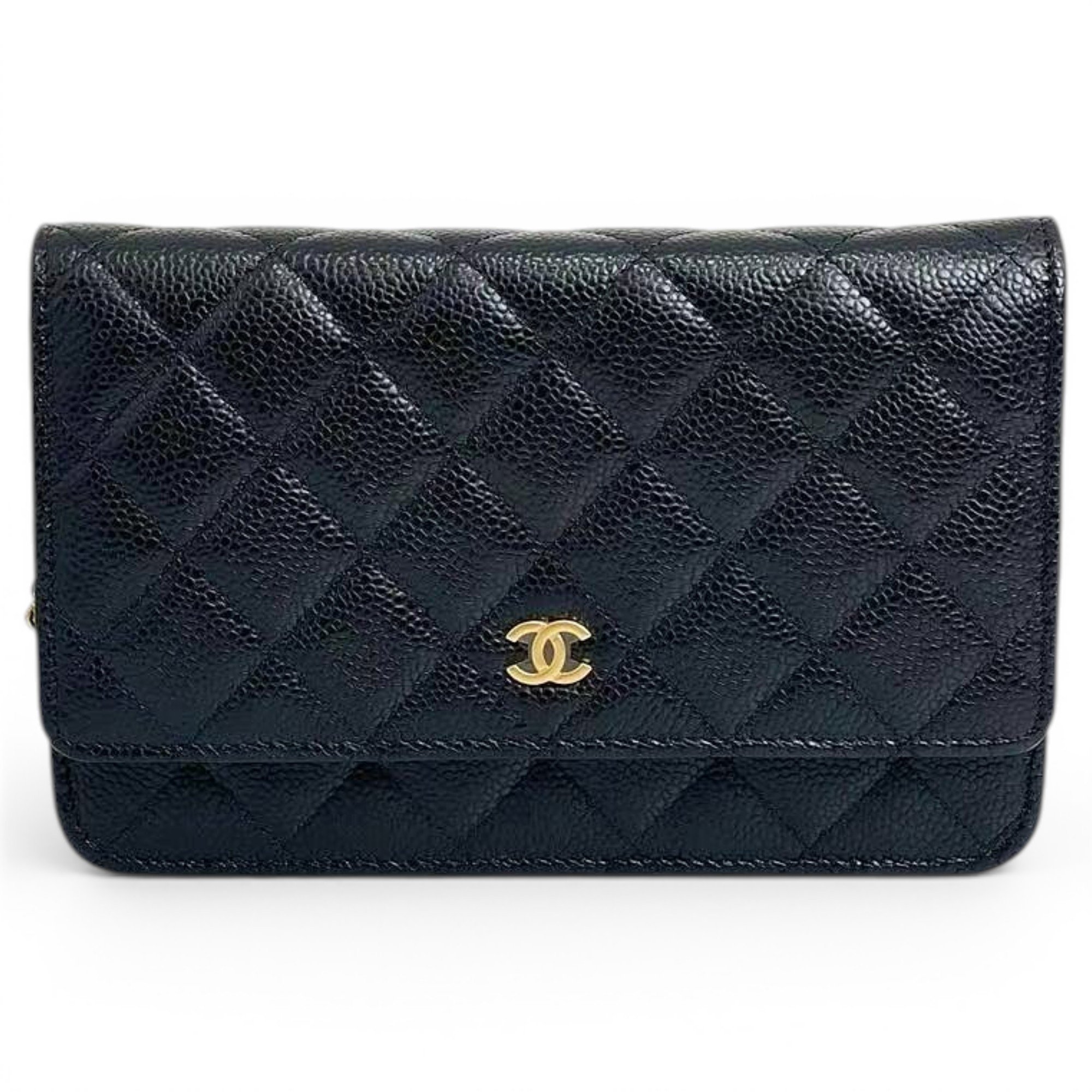 Wallet On Chain leather crossbody bag