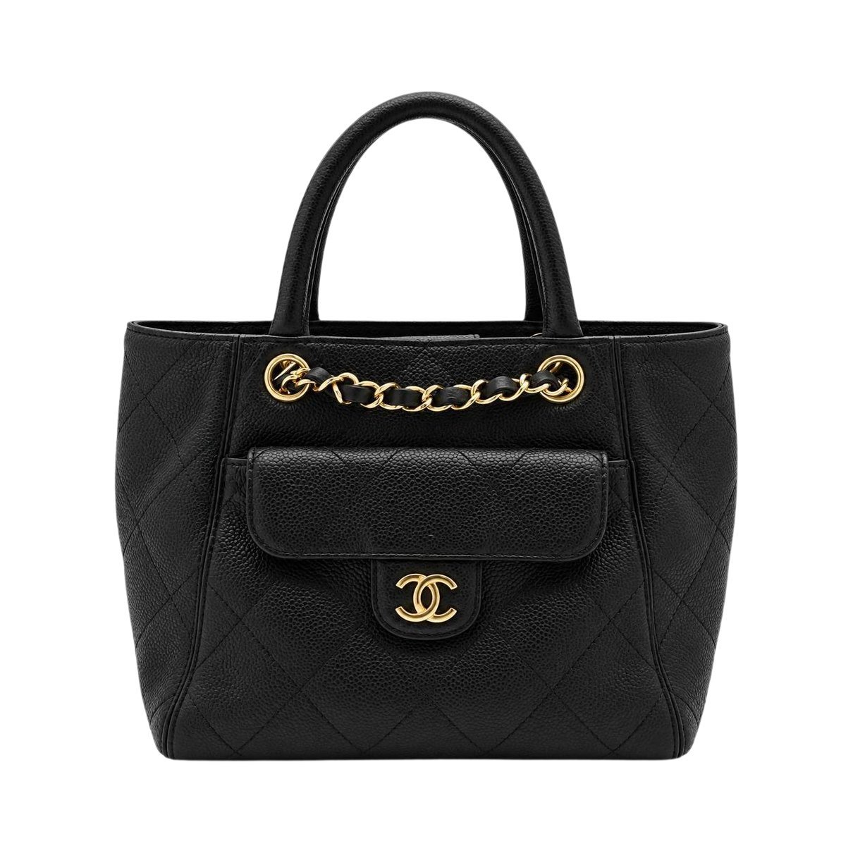 Leather tote