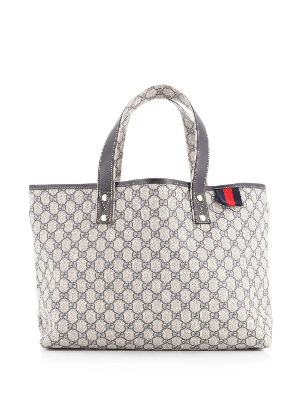 Web Loop GG Coated Canvas Medium tote bag