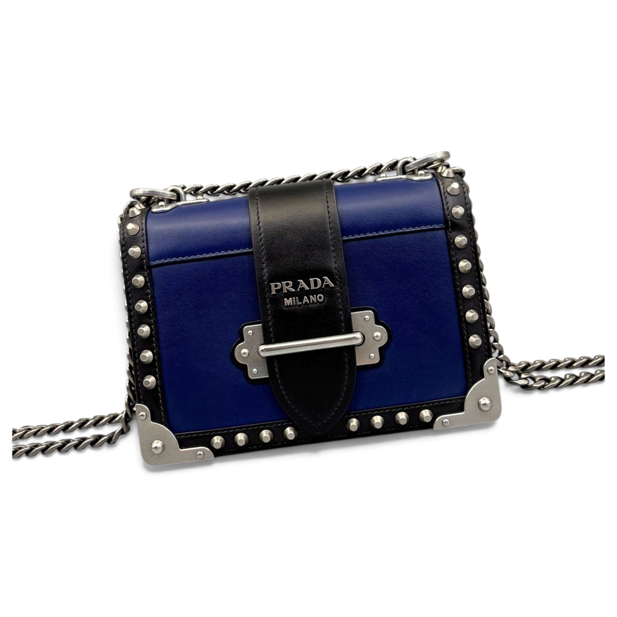 Cahier leather handbag