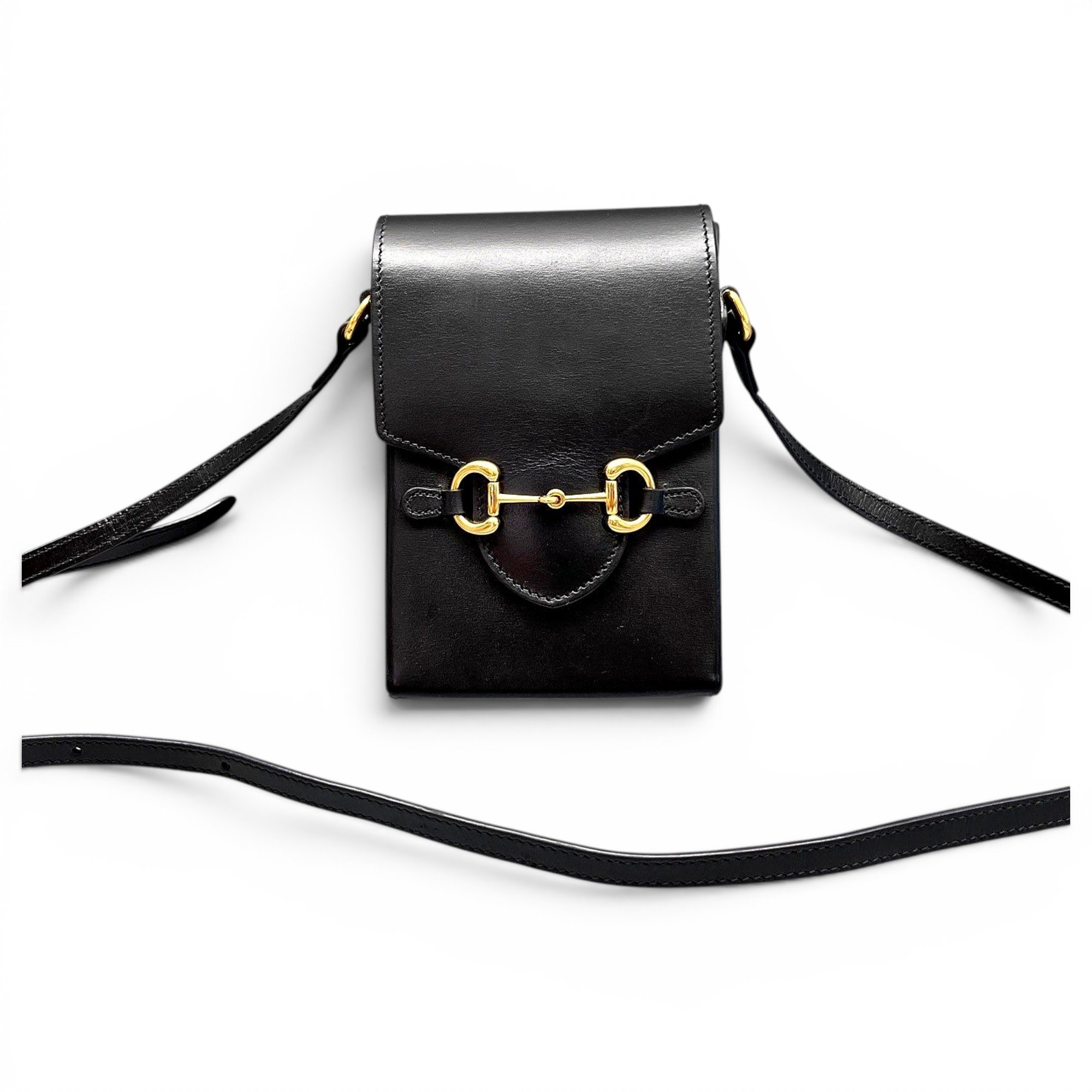 Horsebit 1955 Vertical leather handbag