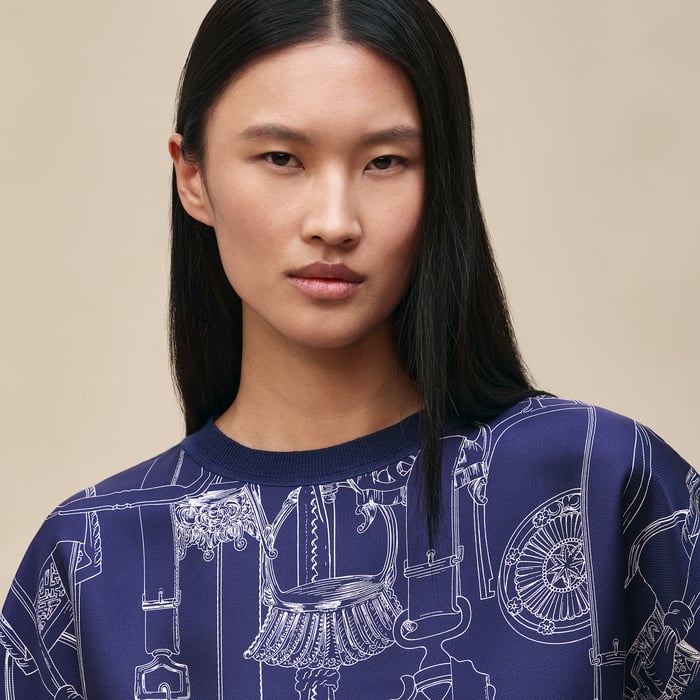 Bleu Abysse "Etriers Remix" Sleeveless Sweater