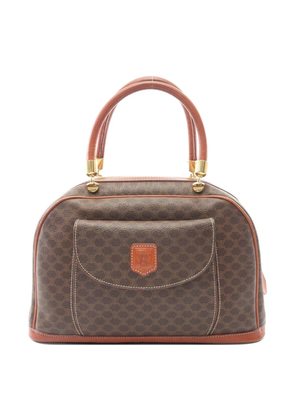 2000s Macadam leather-trim handbag