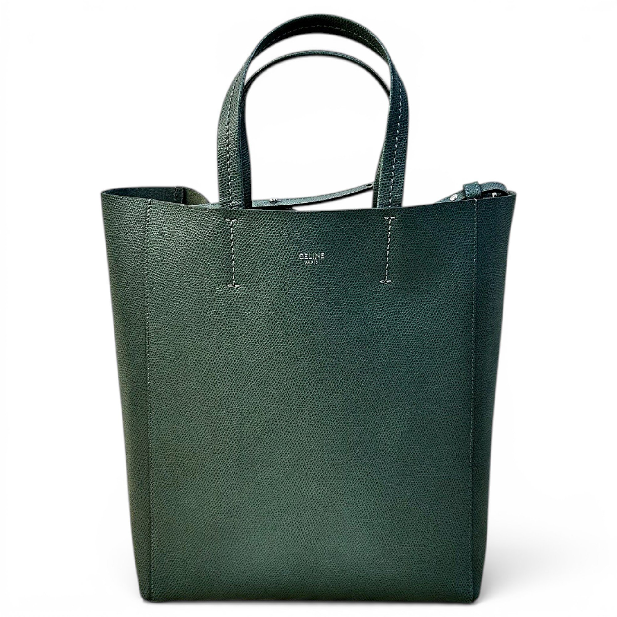 Cabas leather handbag