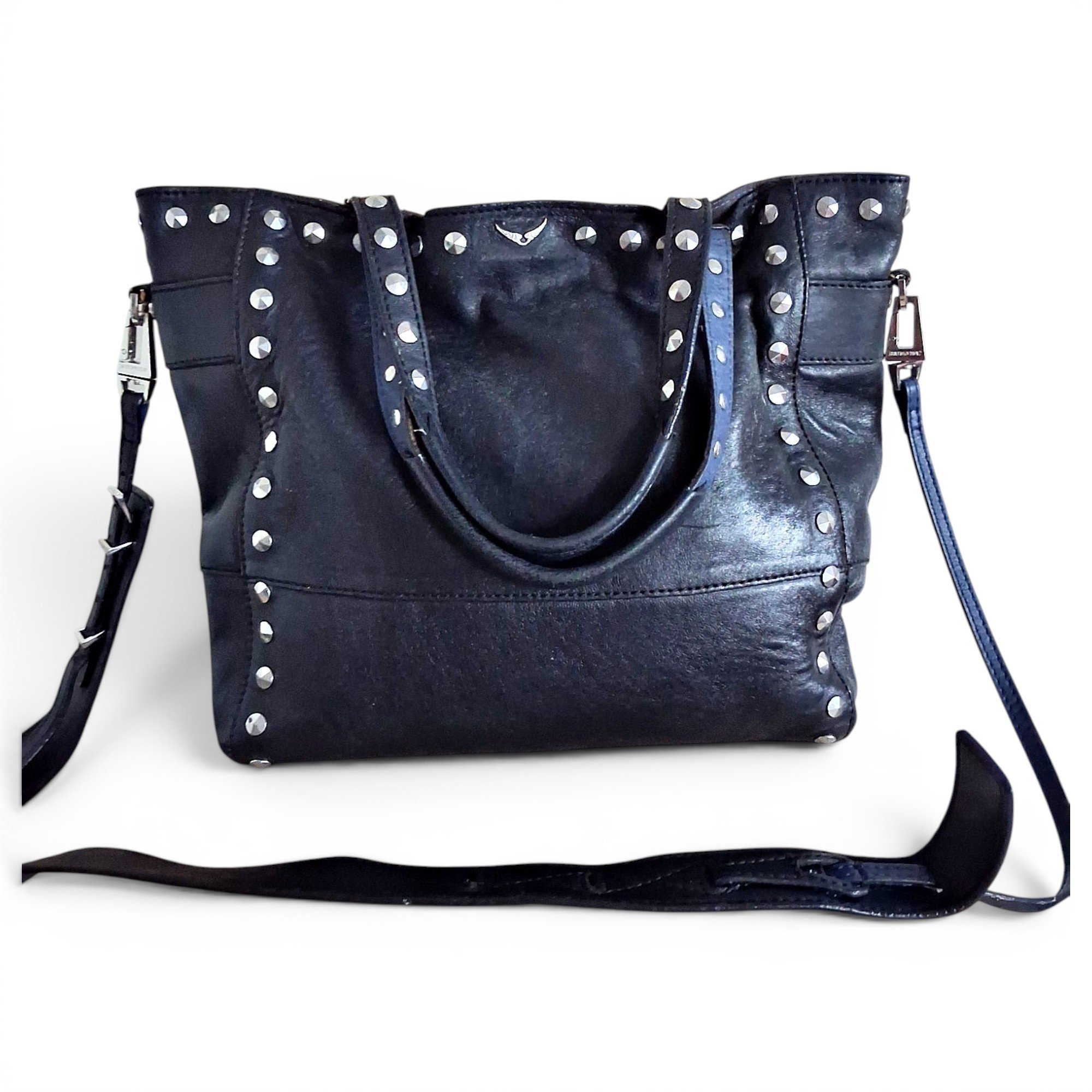 Leather crossbody bag