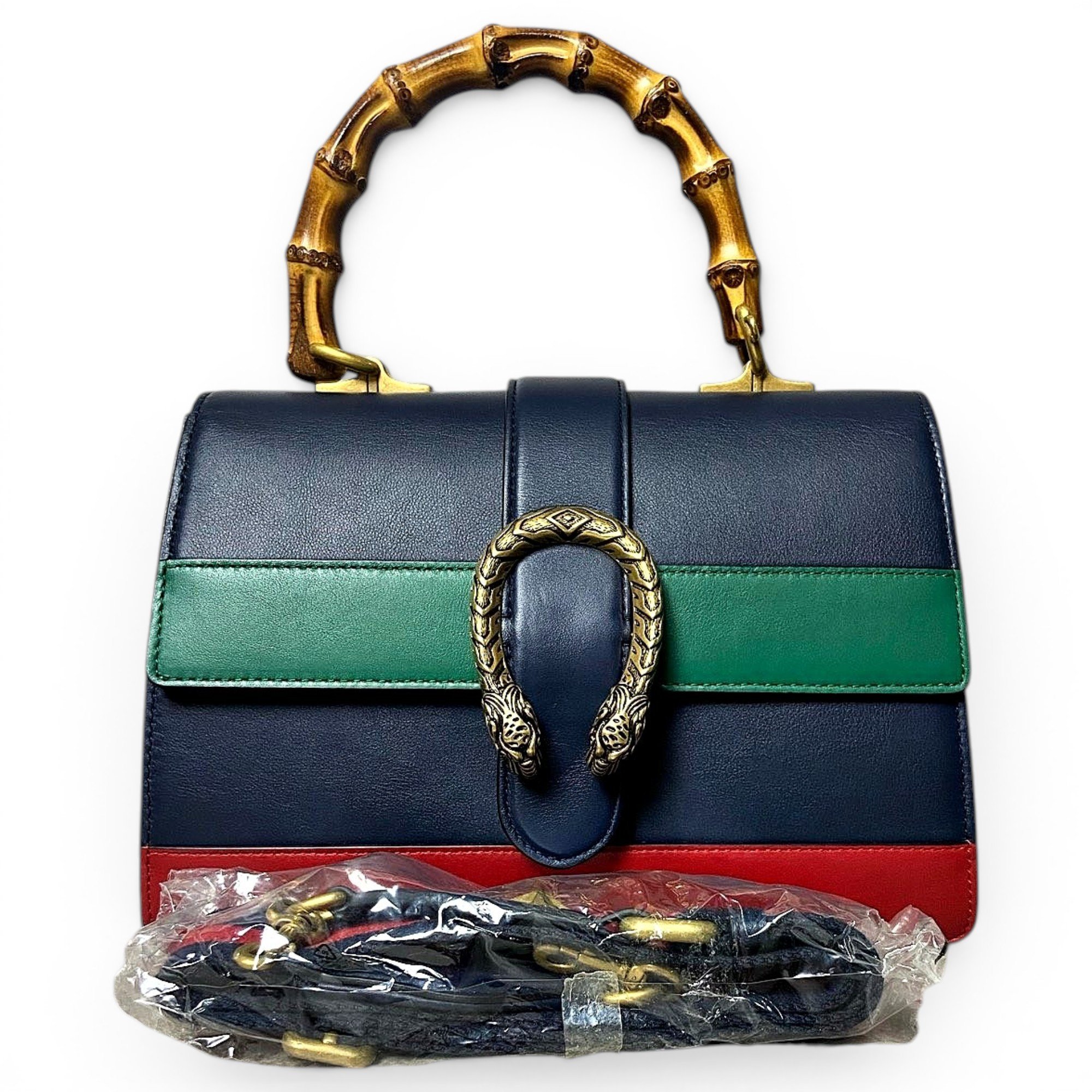 Dionysus Bamboo leather handbag