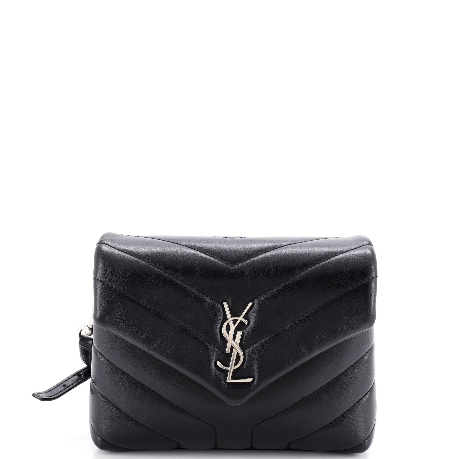 Loulou Shoulder Bag Matelasse Chevron Leather Toy