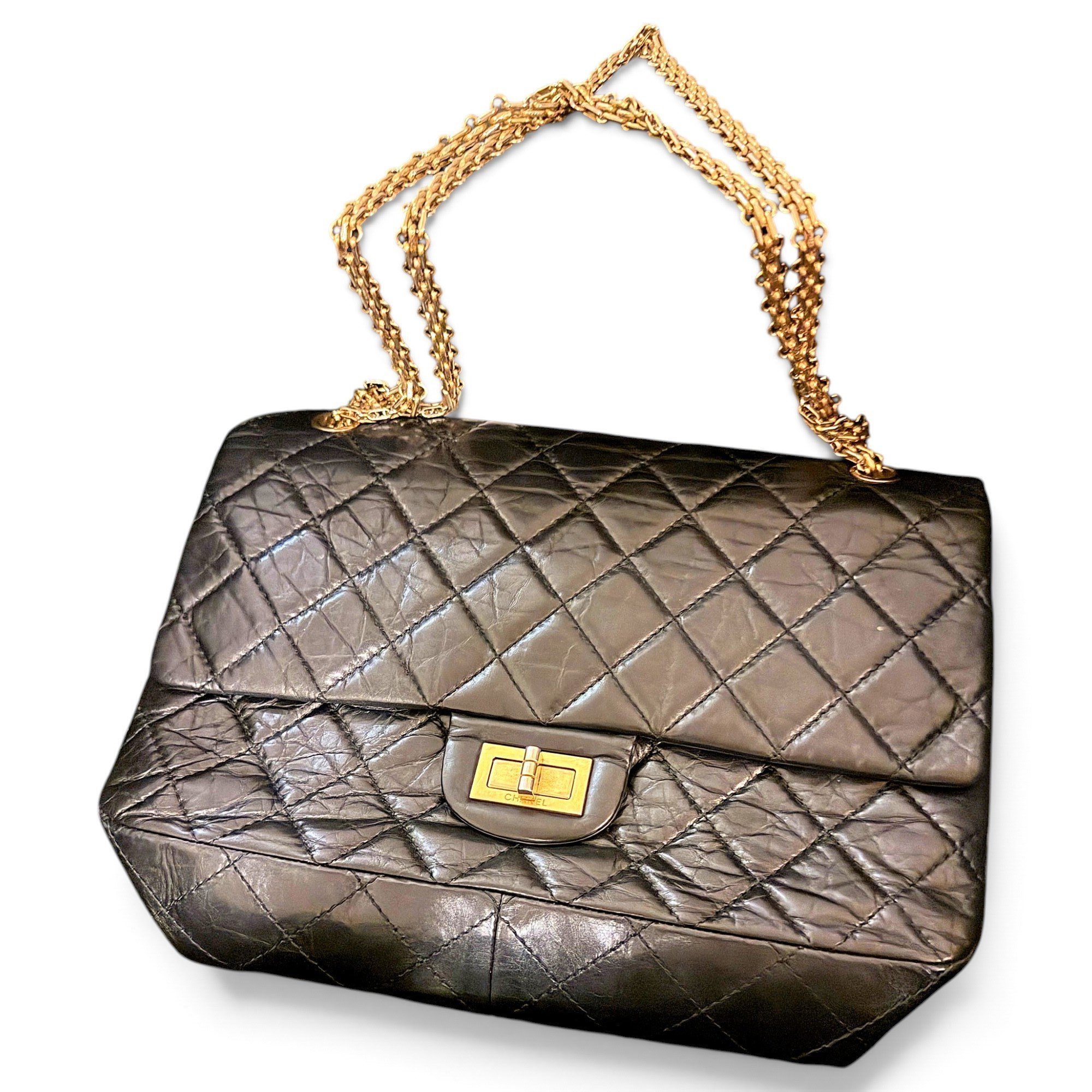 2.55 leather handbag