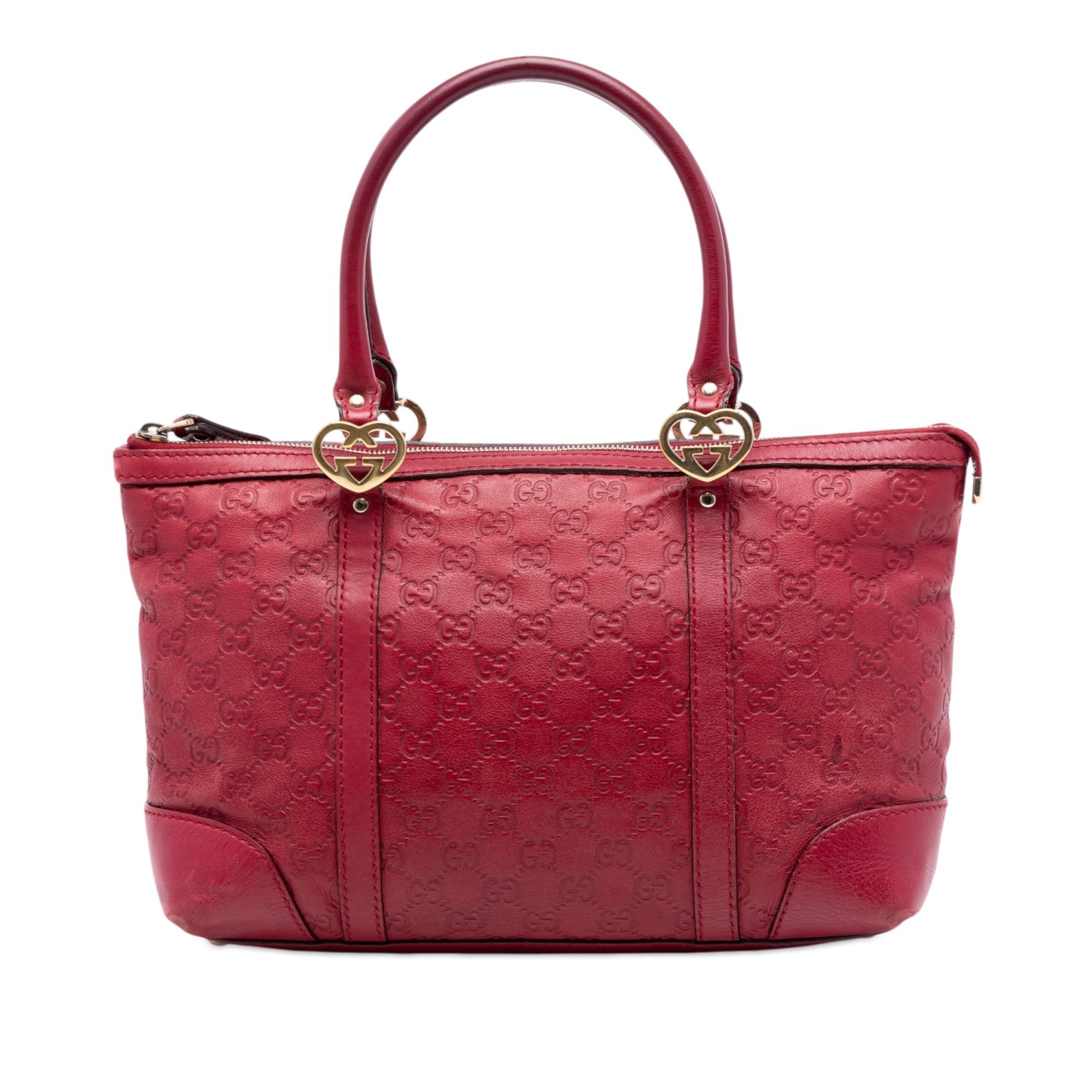 Leather tote