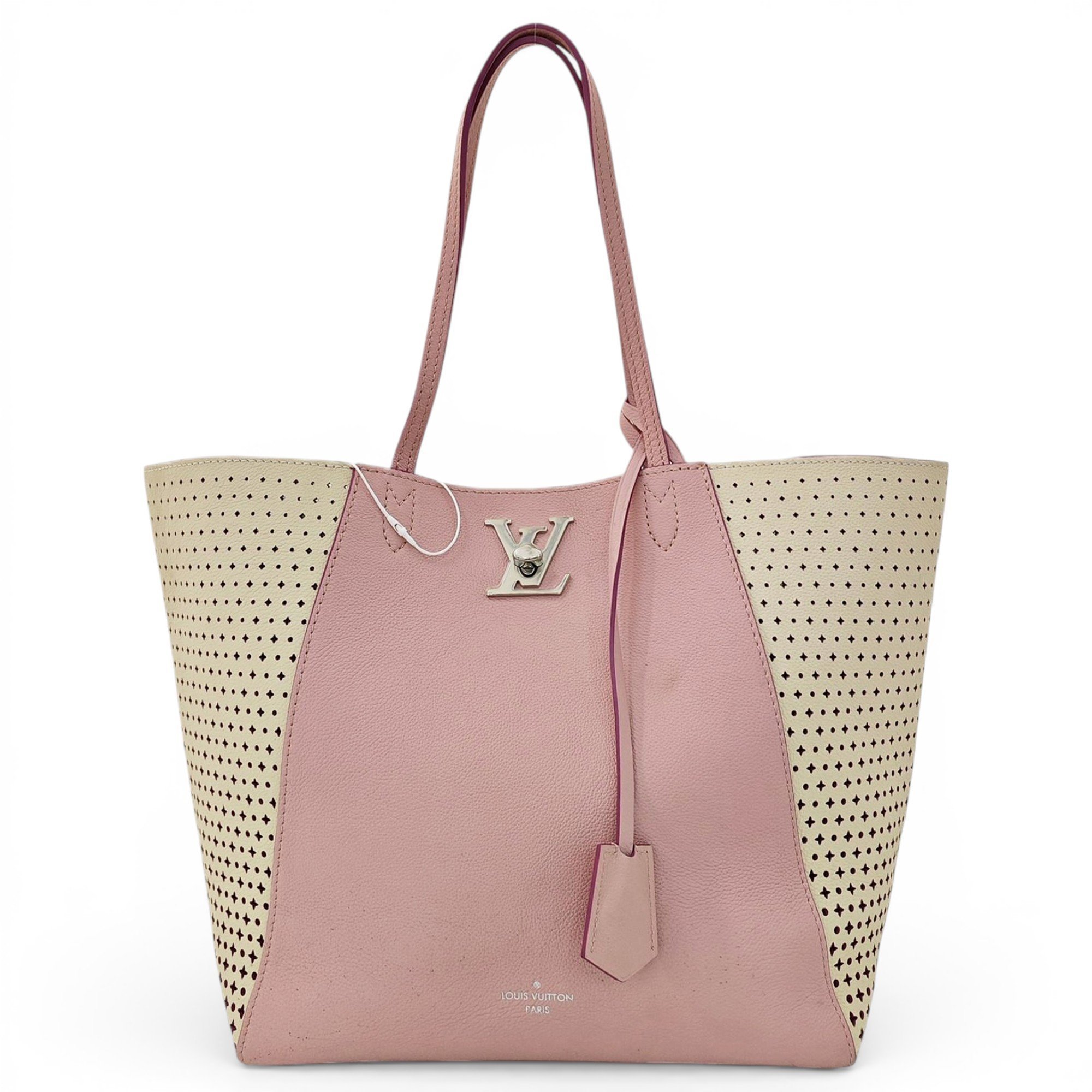 Lockmeto leather handbag