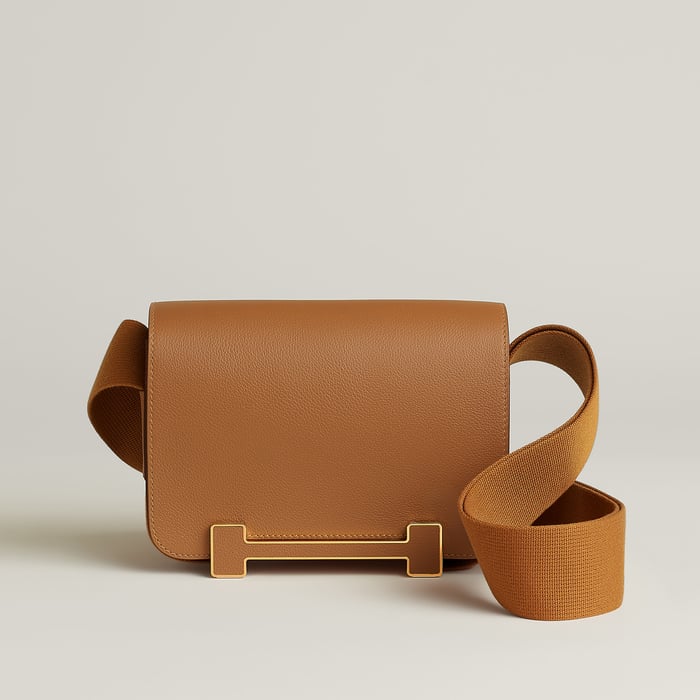 Gold Hermès Geta Bag