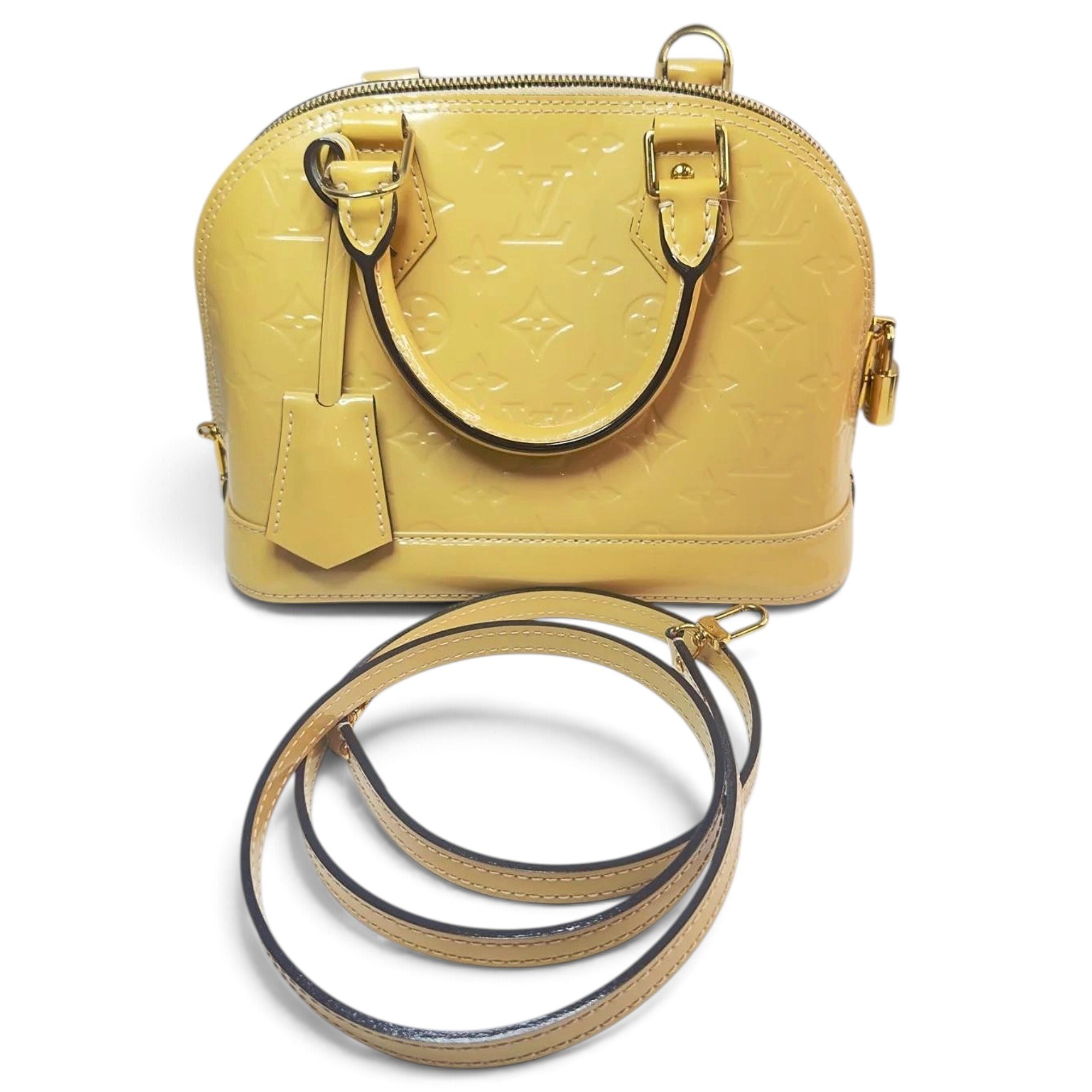Alma BB patent leather mini bag