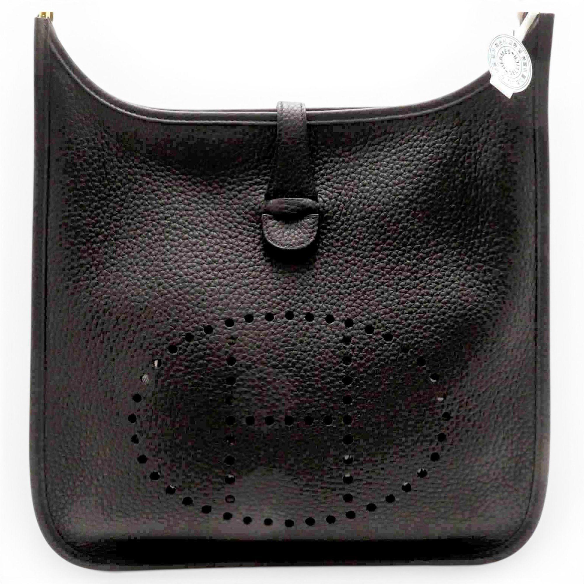Evelyne leather handbag