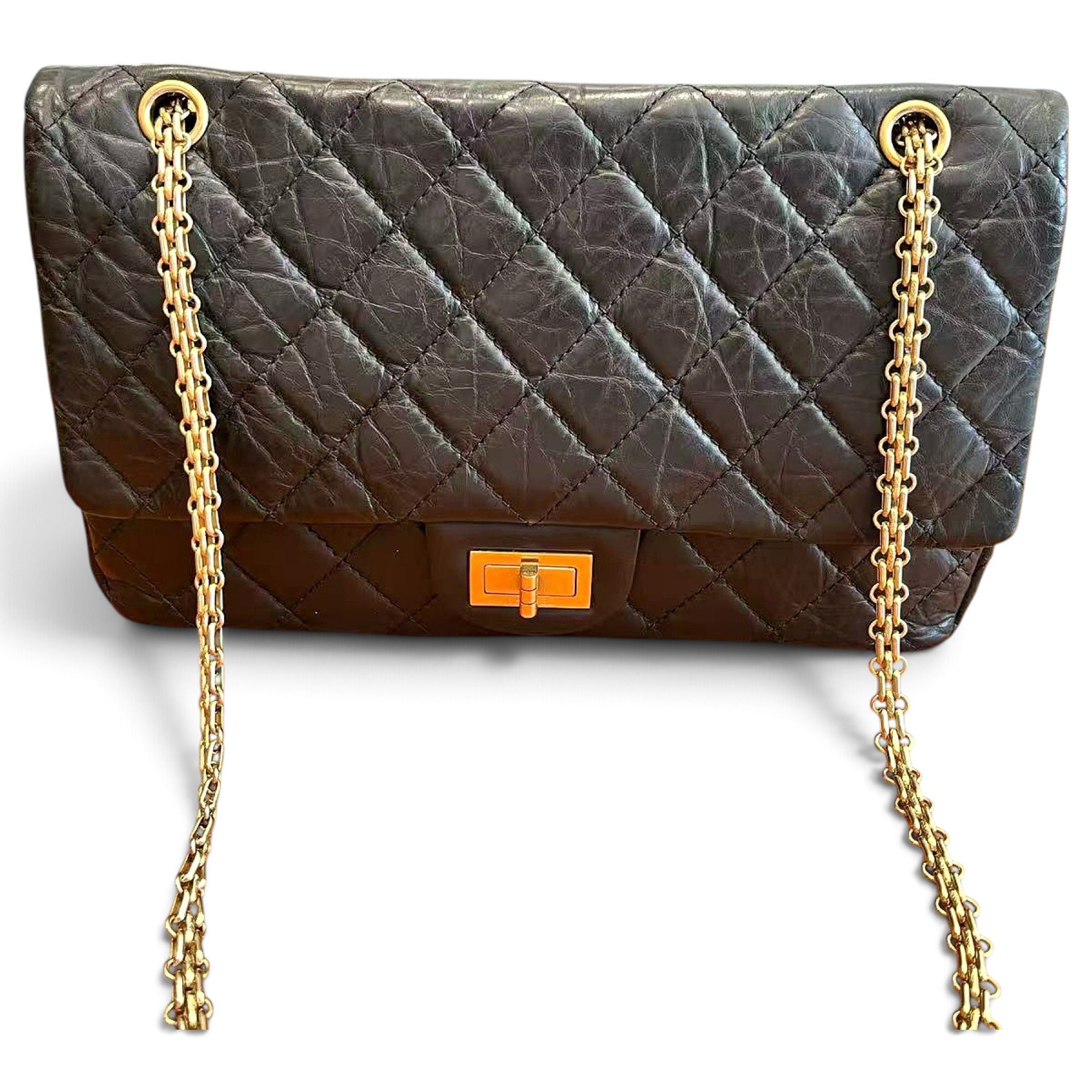 2.55 leather handbag