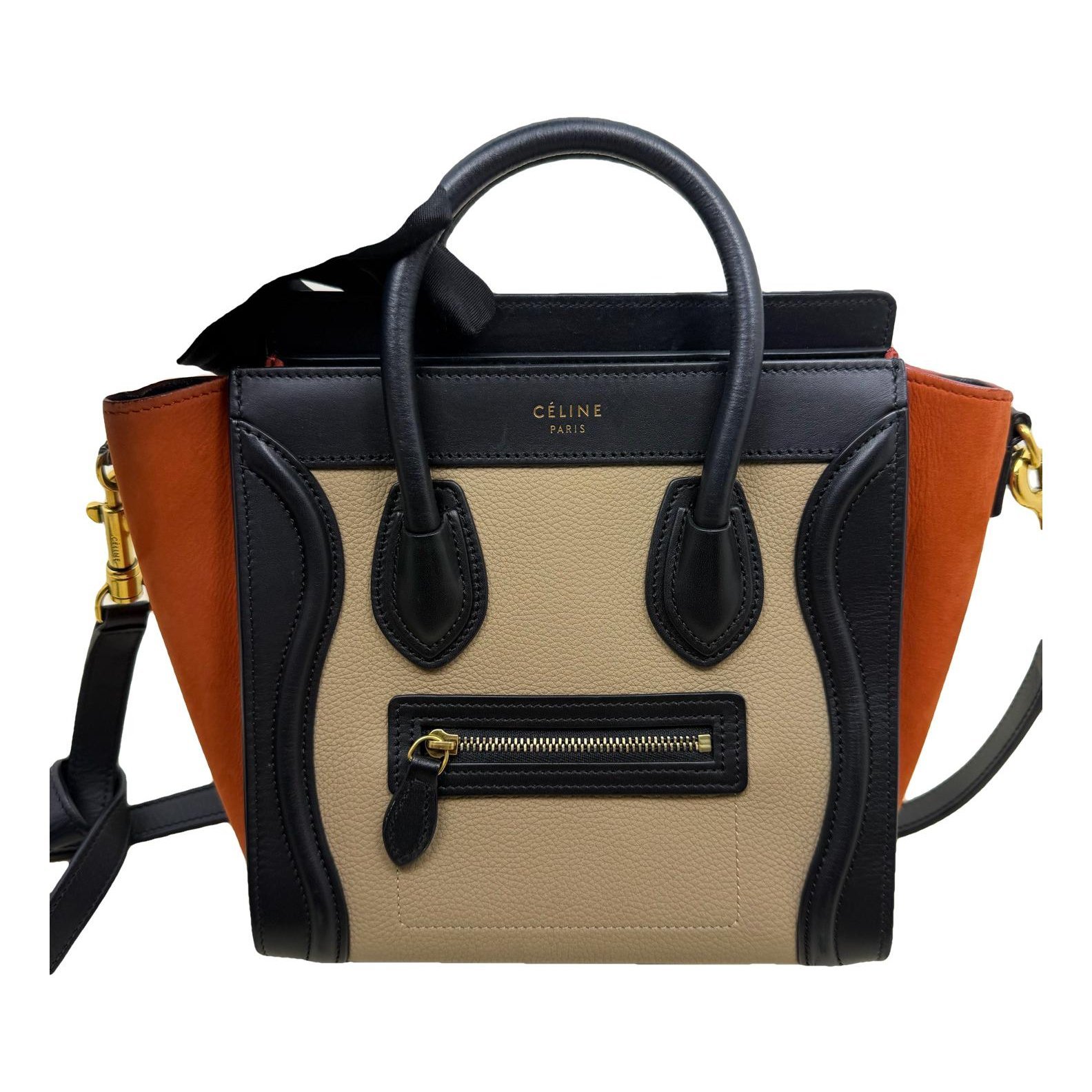 Nano Luggage leather handbag