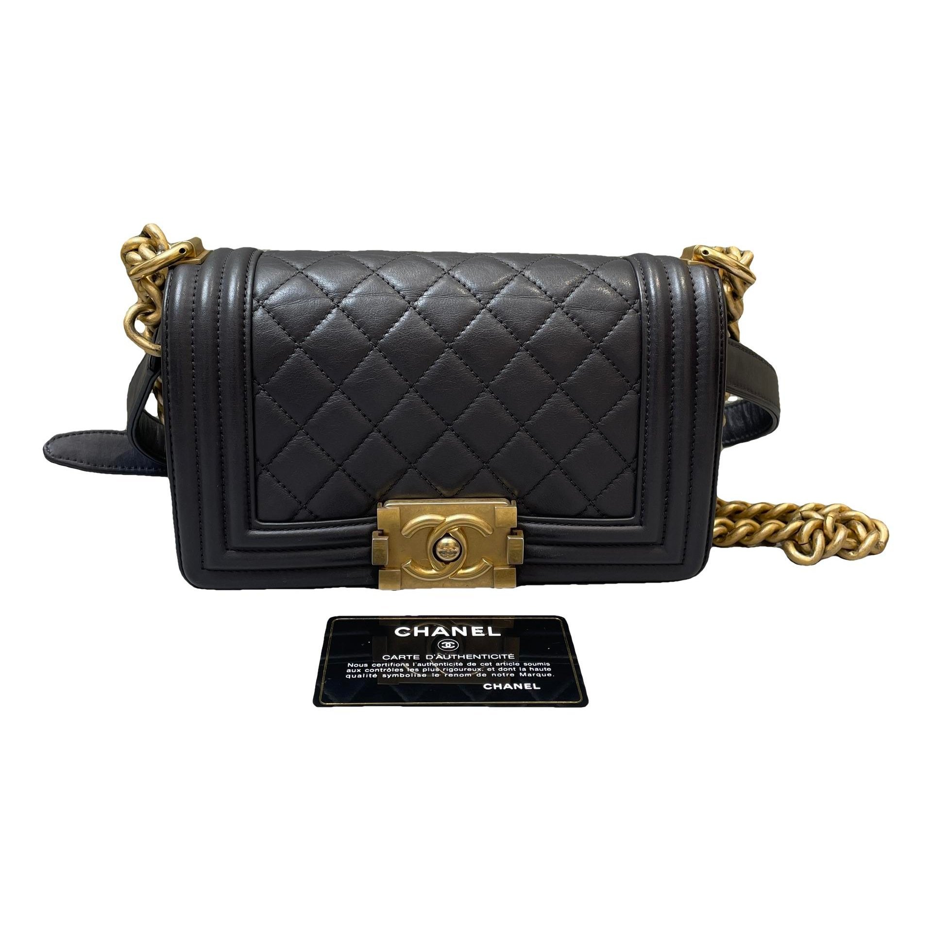 Boy leather crossbody bag