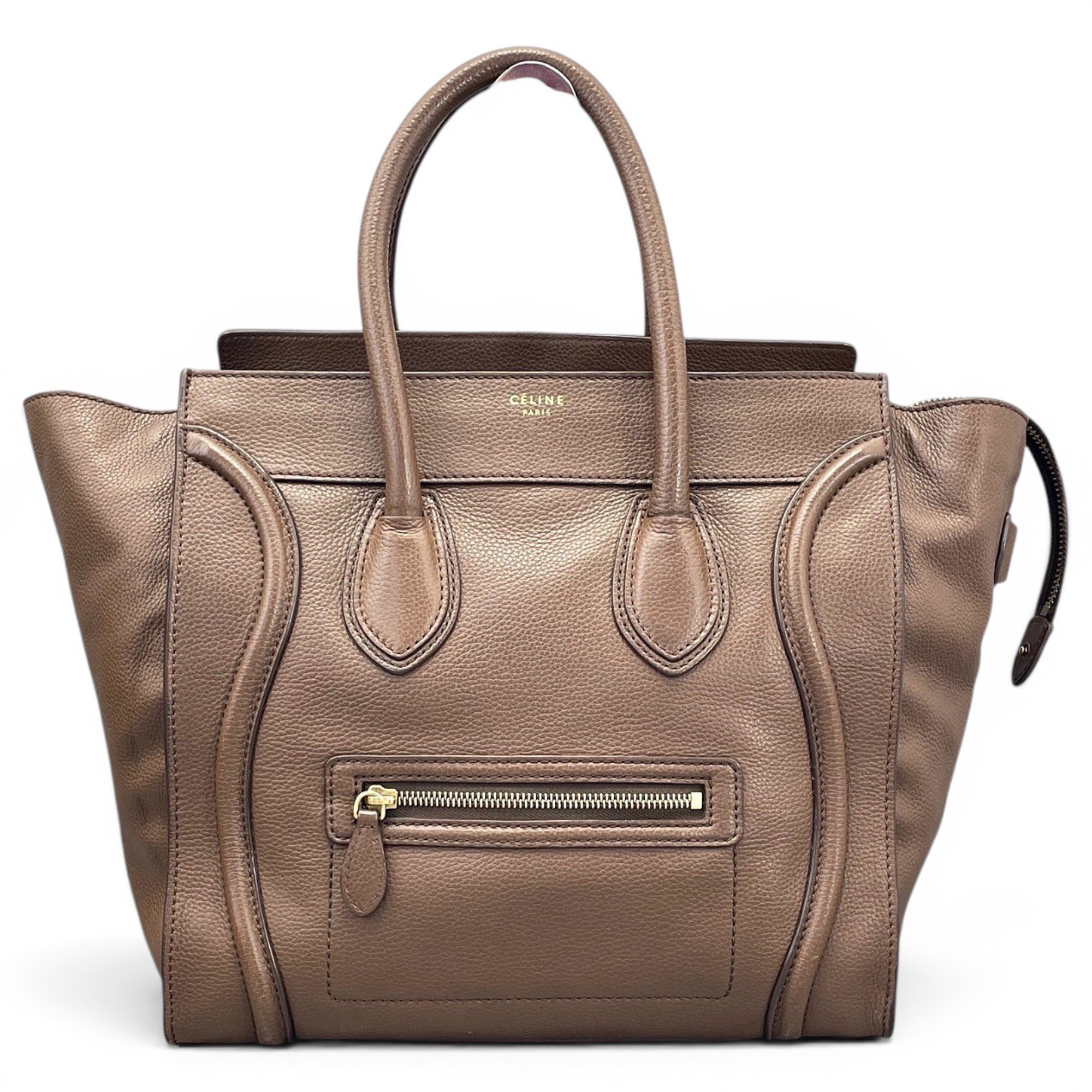 Luggage leather handbag