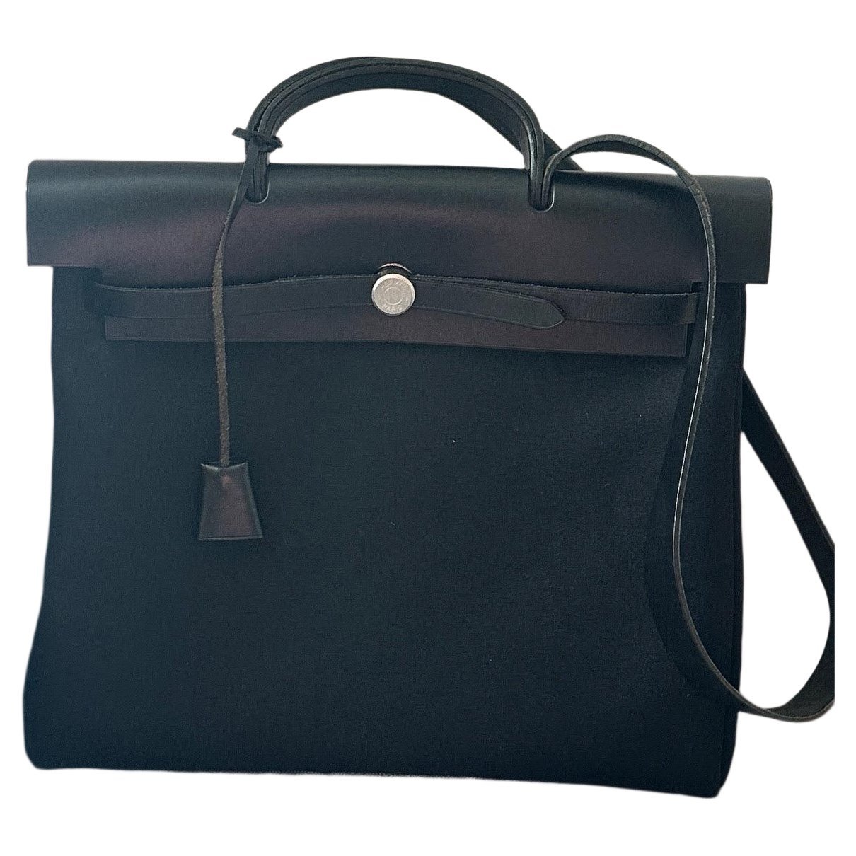 Hermes Herbag leather handbag