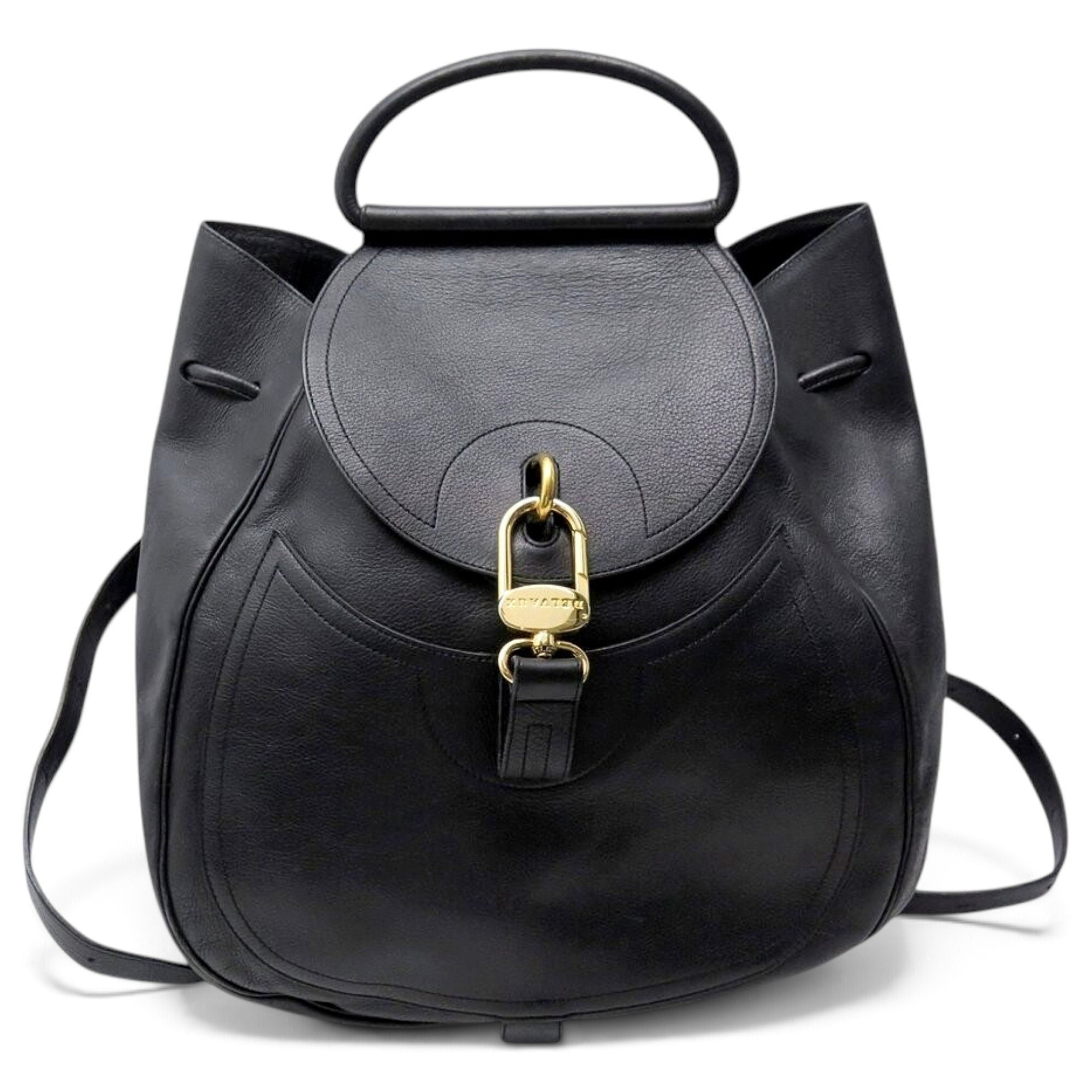 Leather backpack