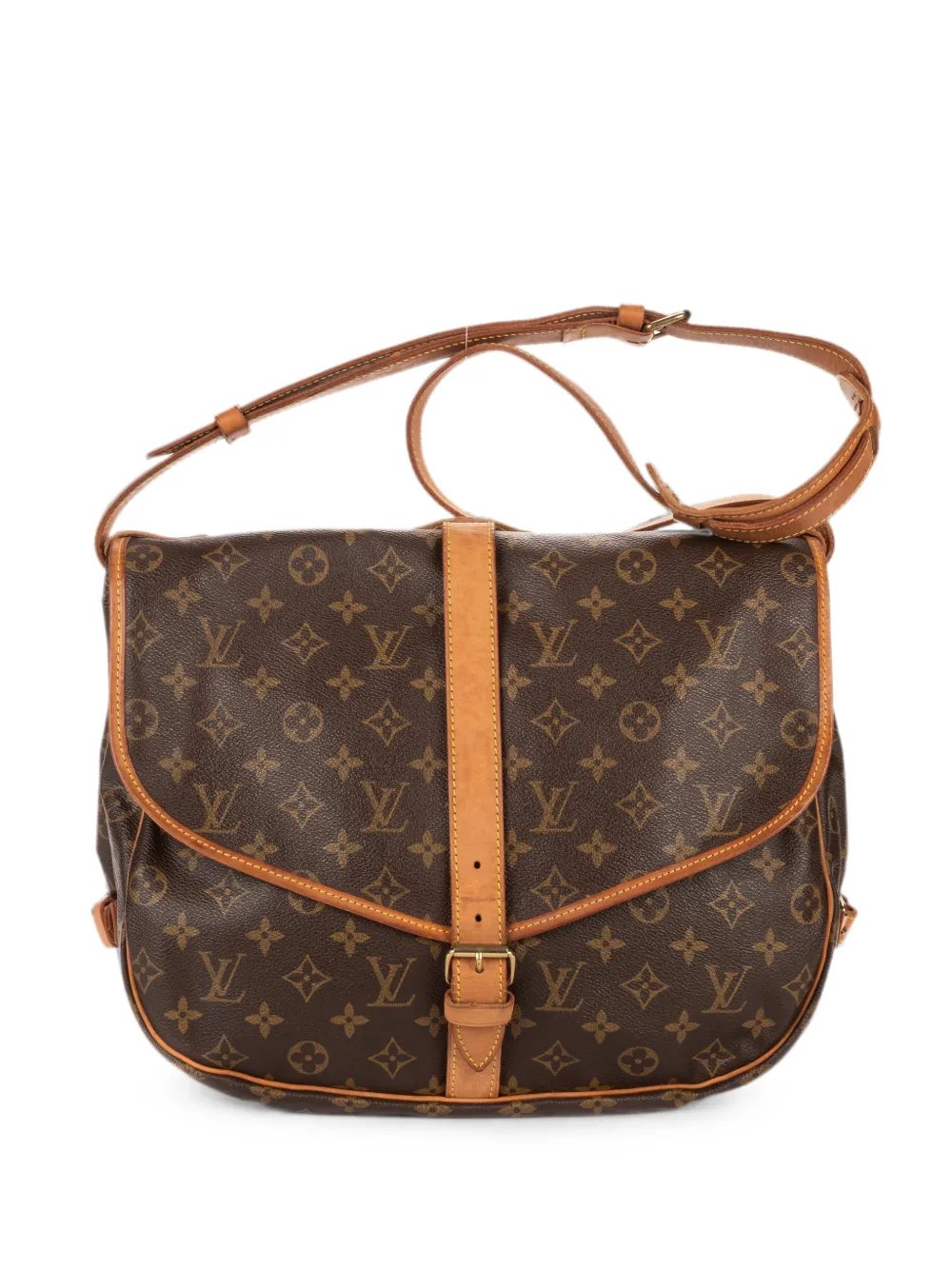 GM Saumur monogram shoulder bag
