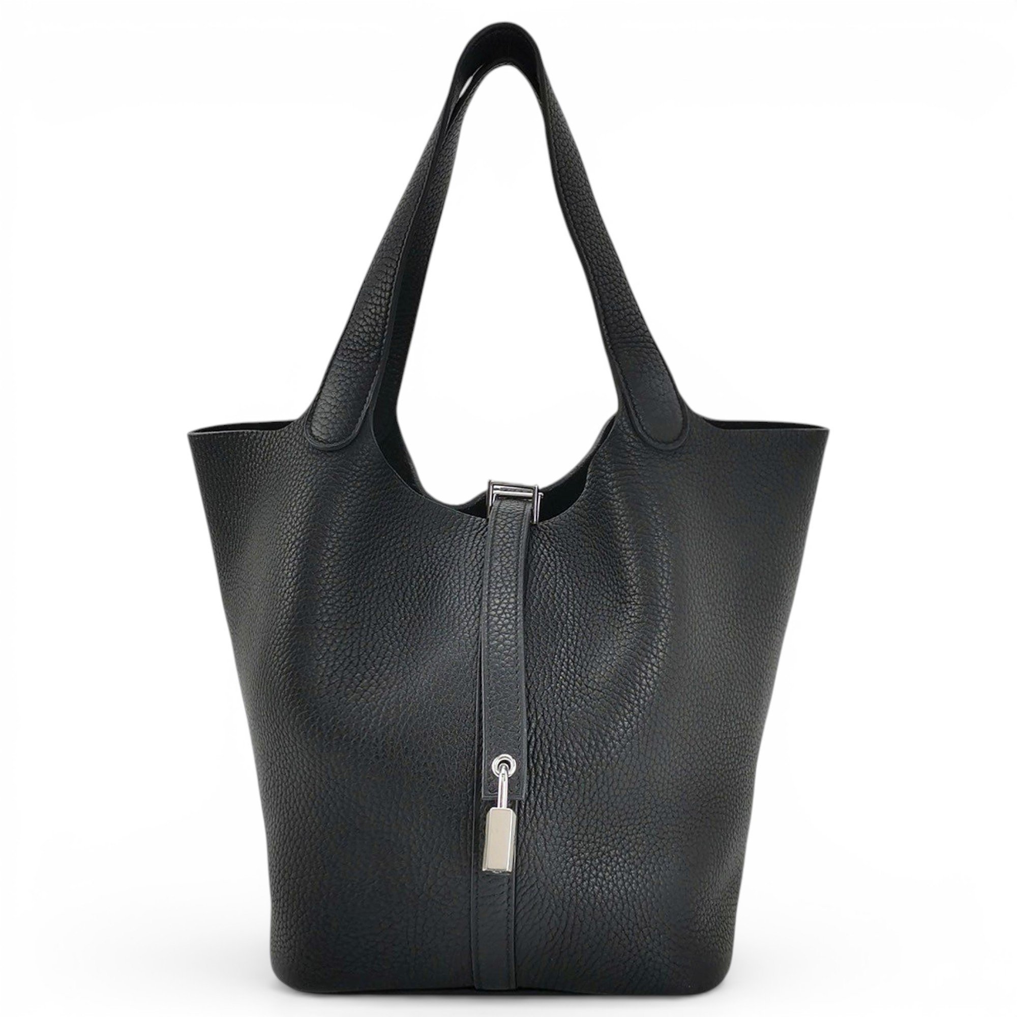 Picotin leather handbag