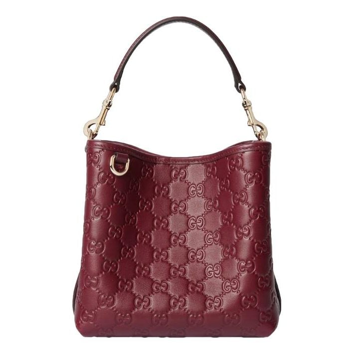 Ophidia Bucket leather crossbody bag