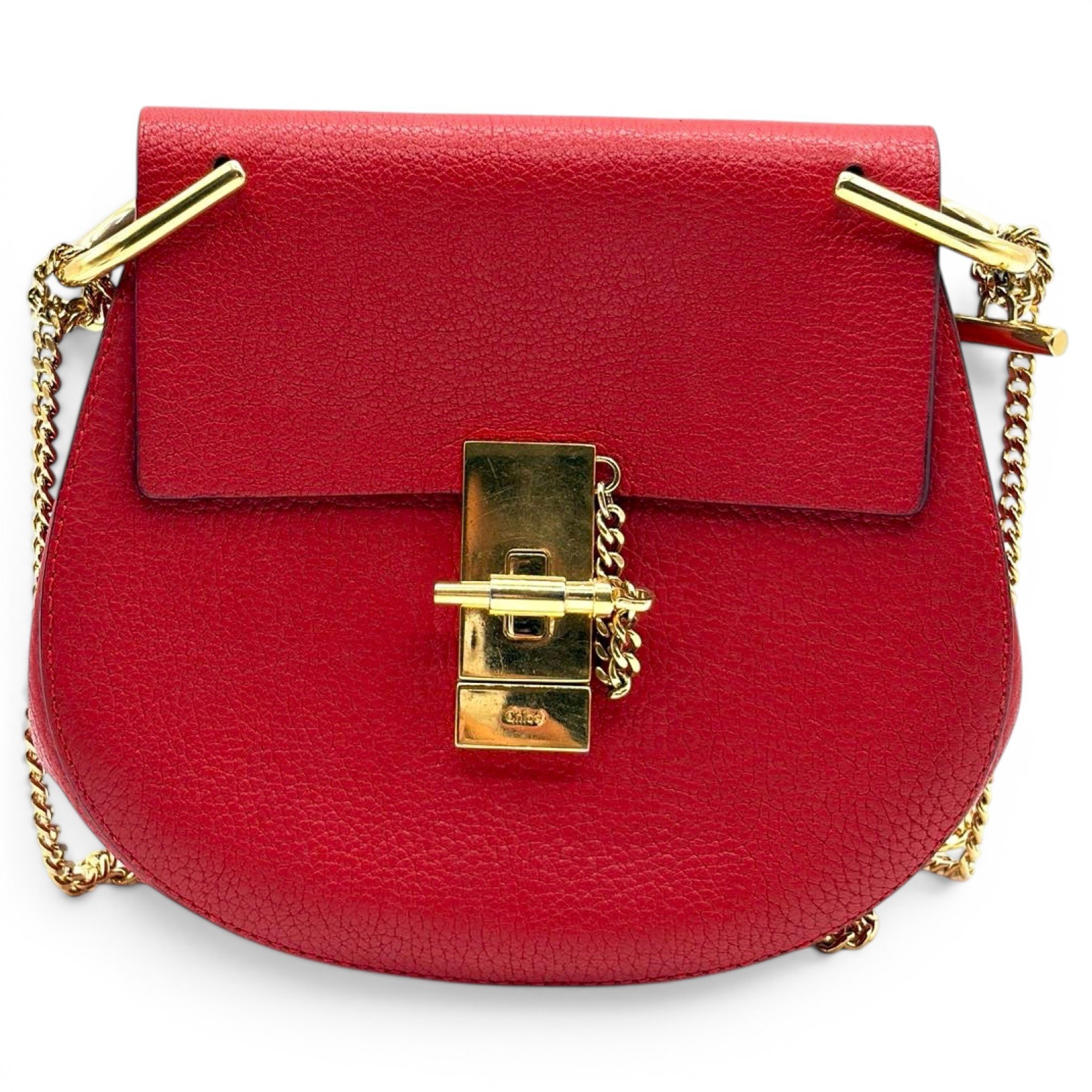 Drew leather crossbody bag