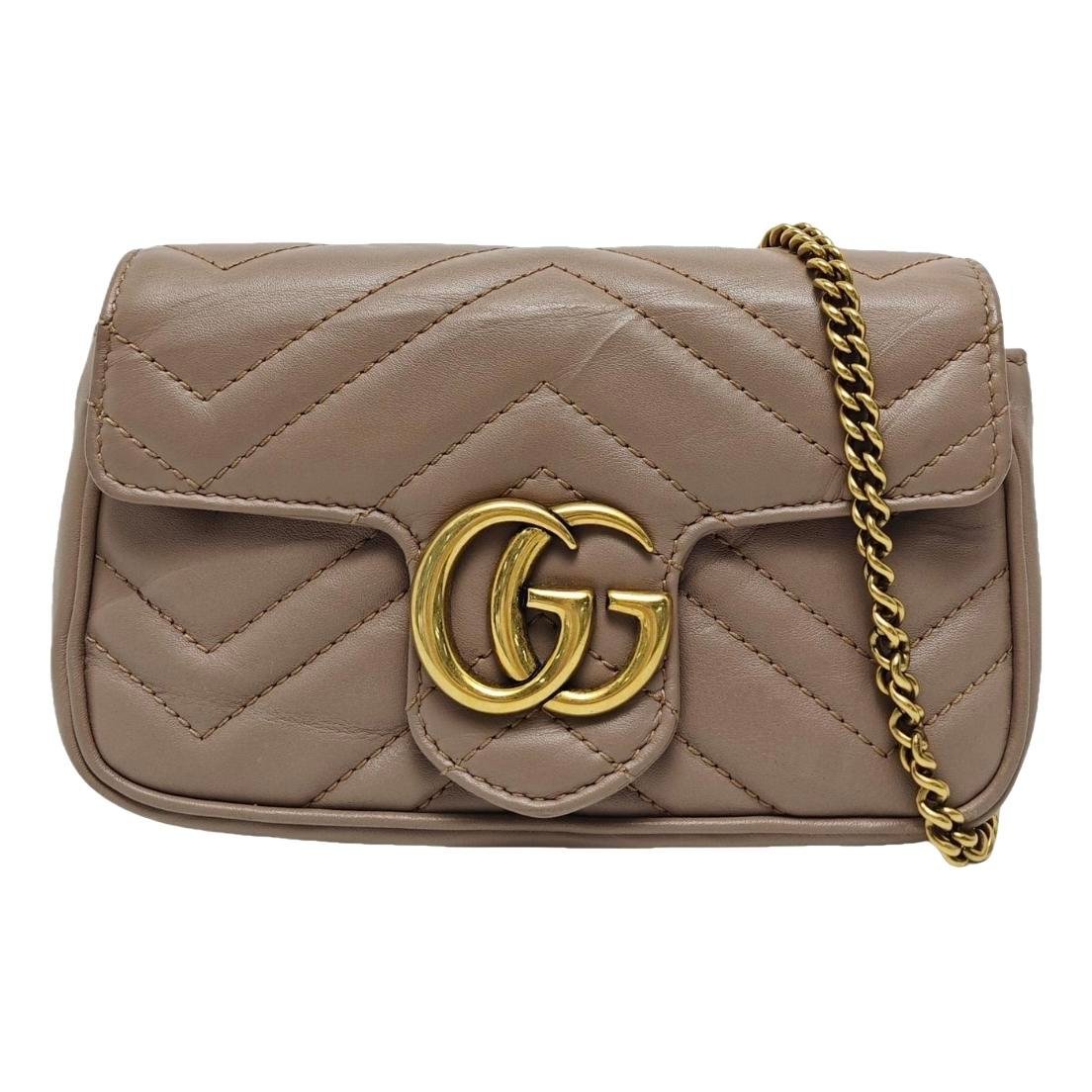 GG Marmont Flap leather crossbody bag