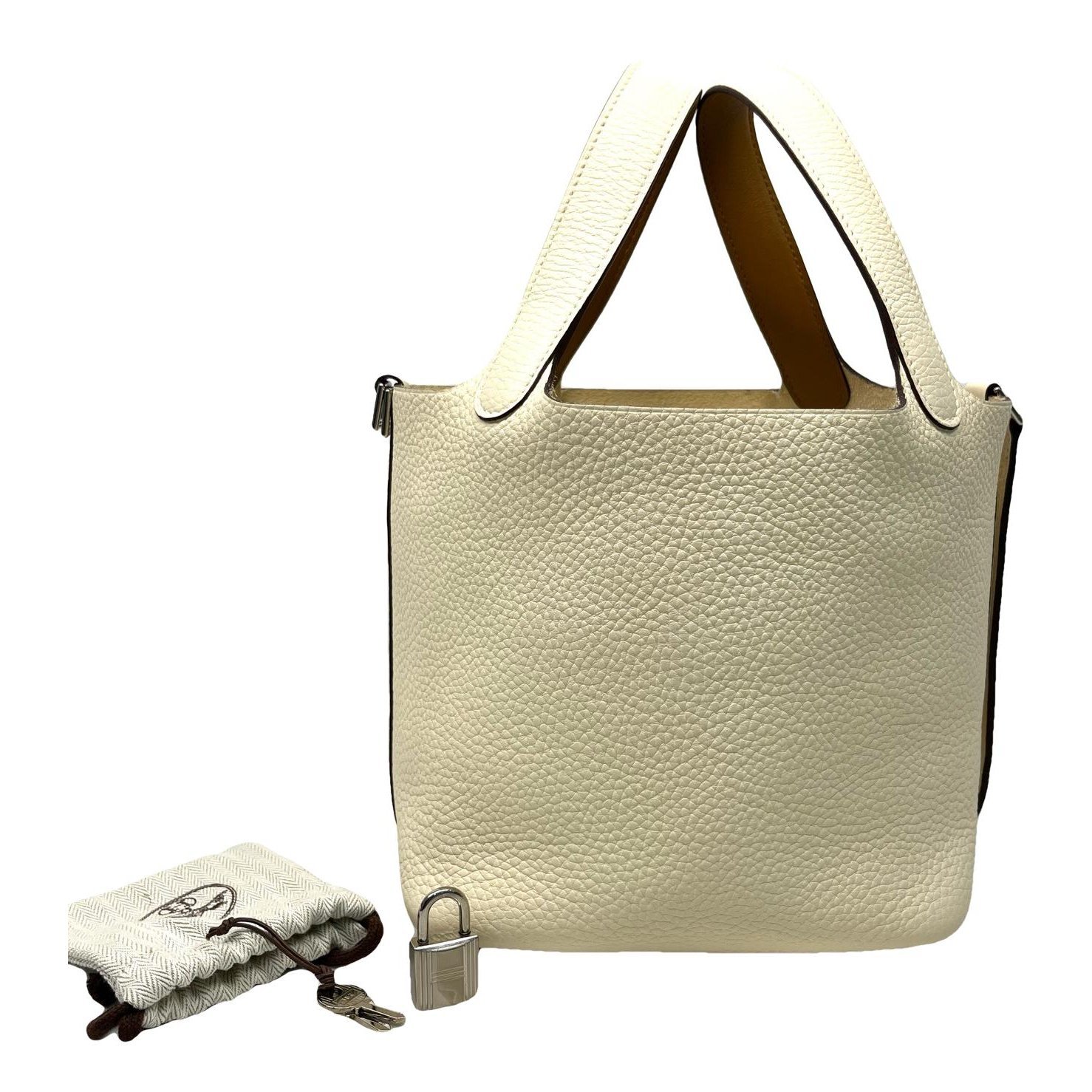 Picotin leather handbag
