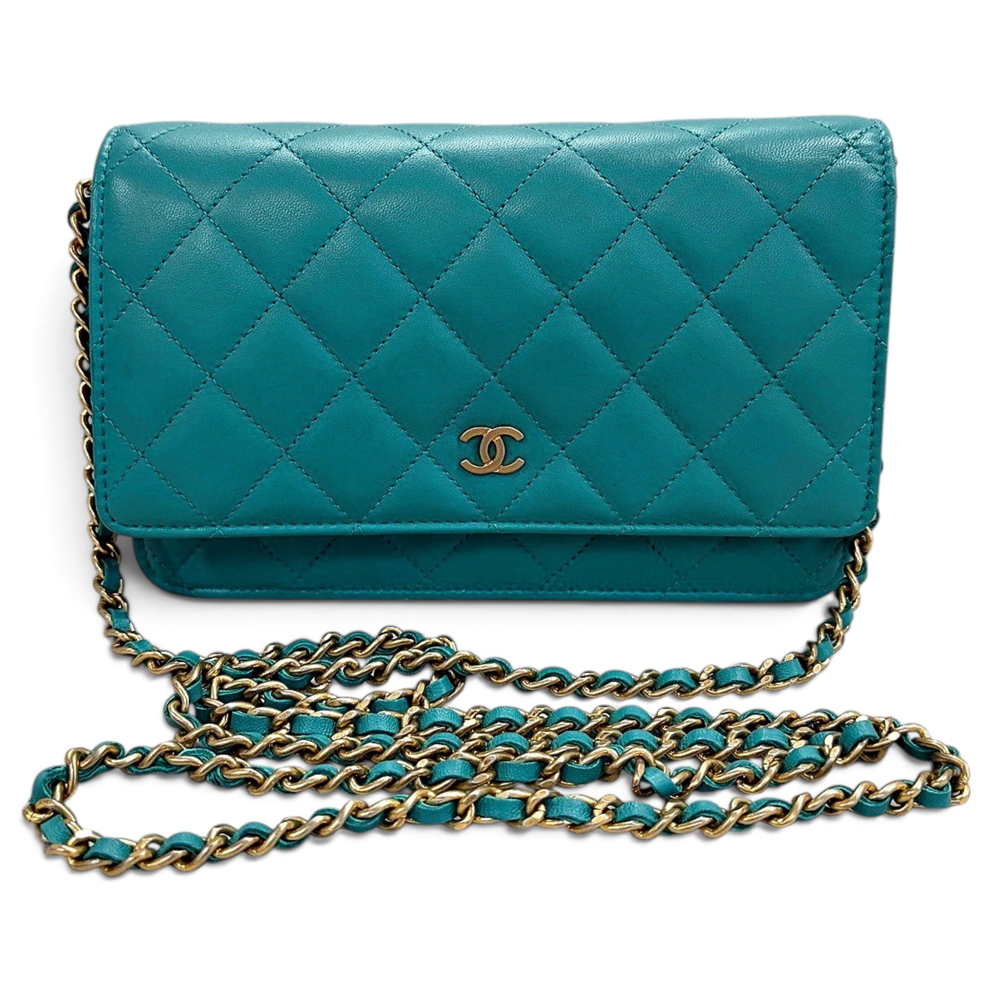 Wallet On Chain Timeless/Classique leather crossbody bag