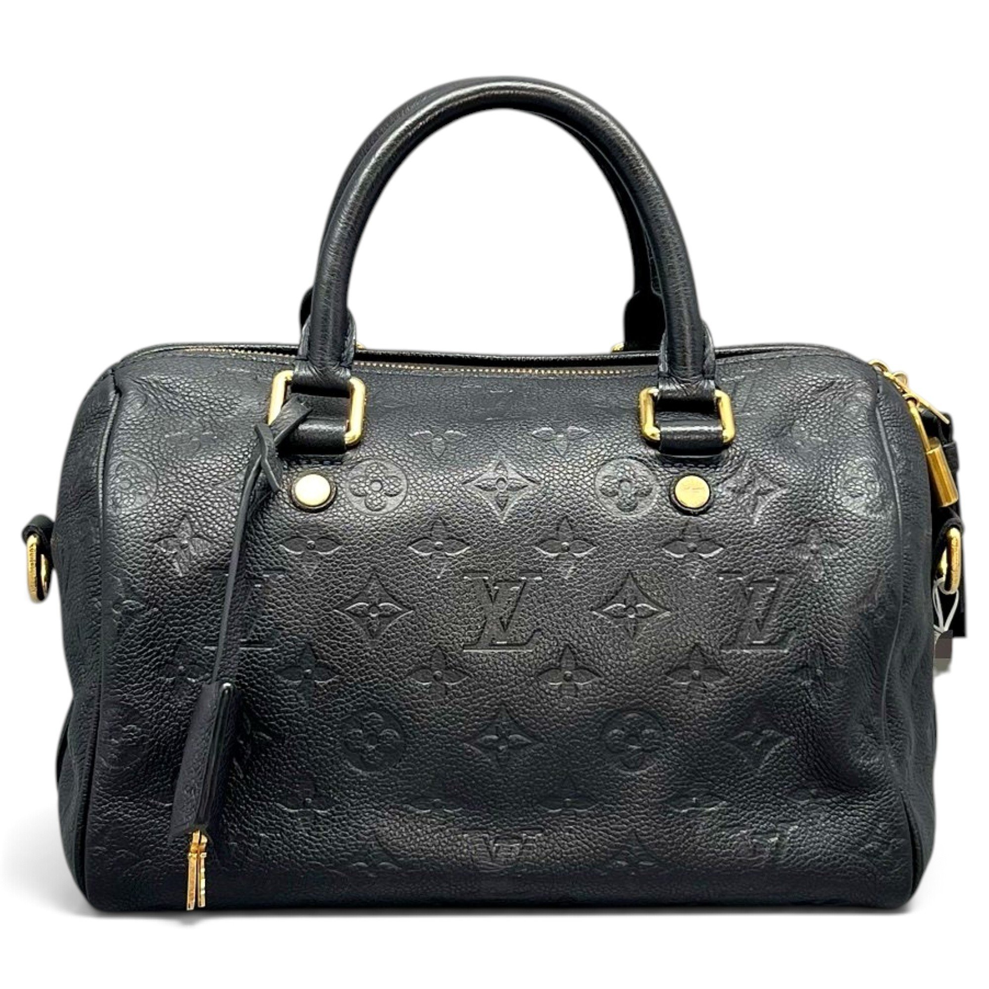Speedy leather handbag