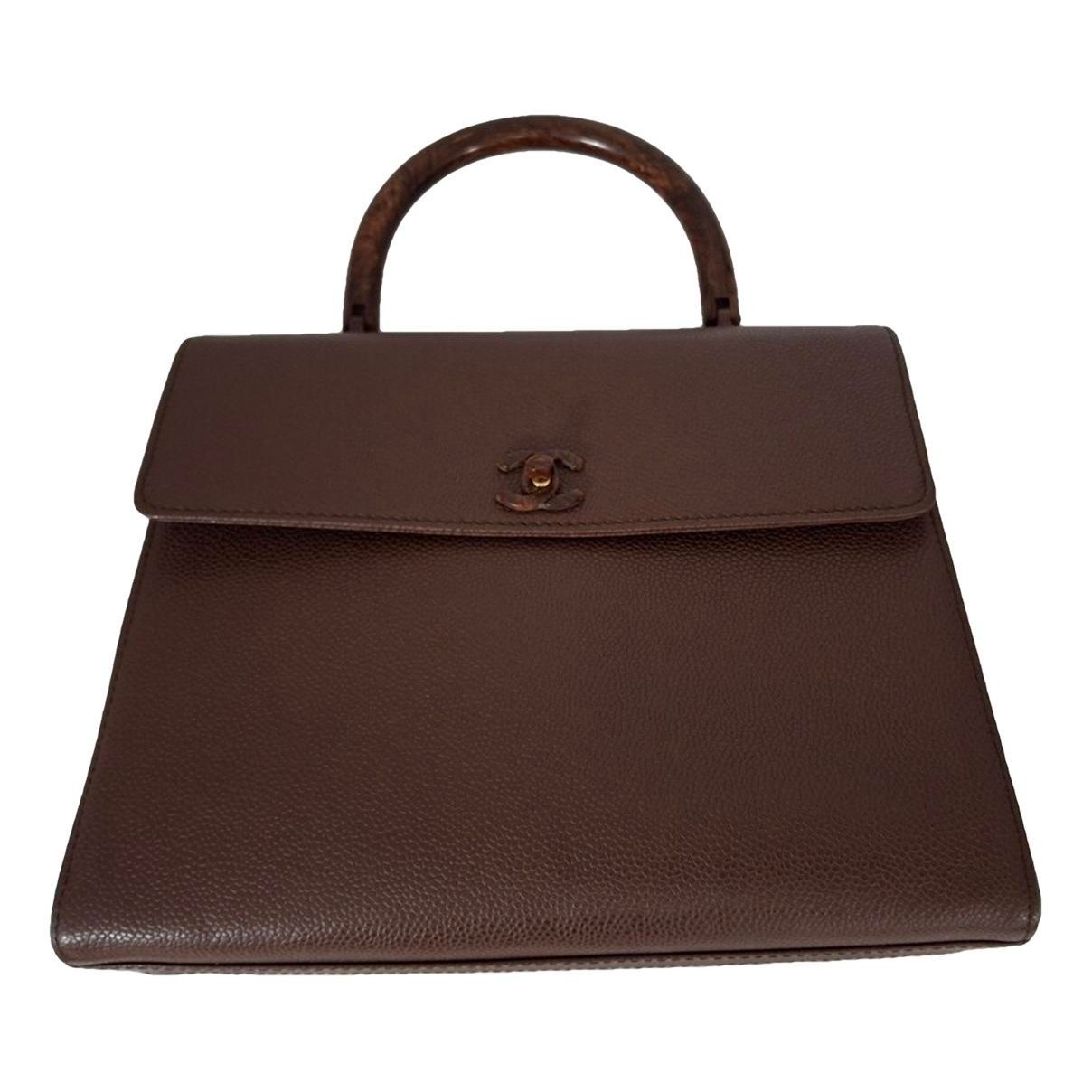 Leather tote