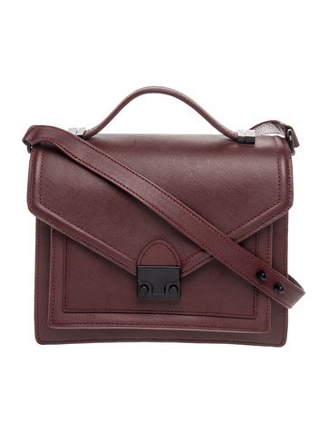 Loeffler Randall Leather Top Handle Bag