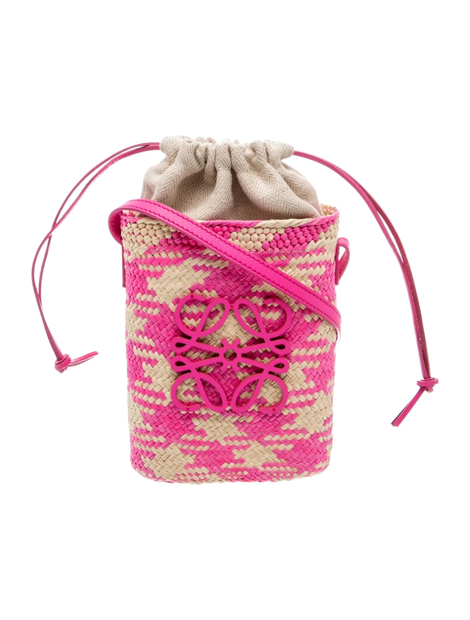 Raffia Bucket Bag