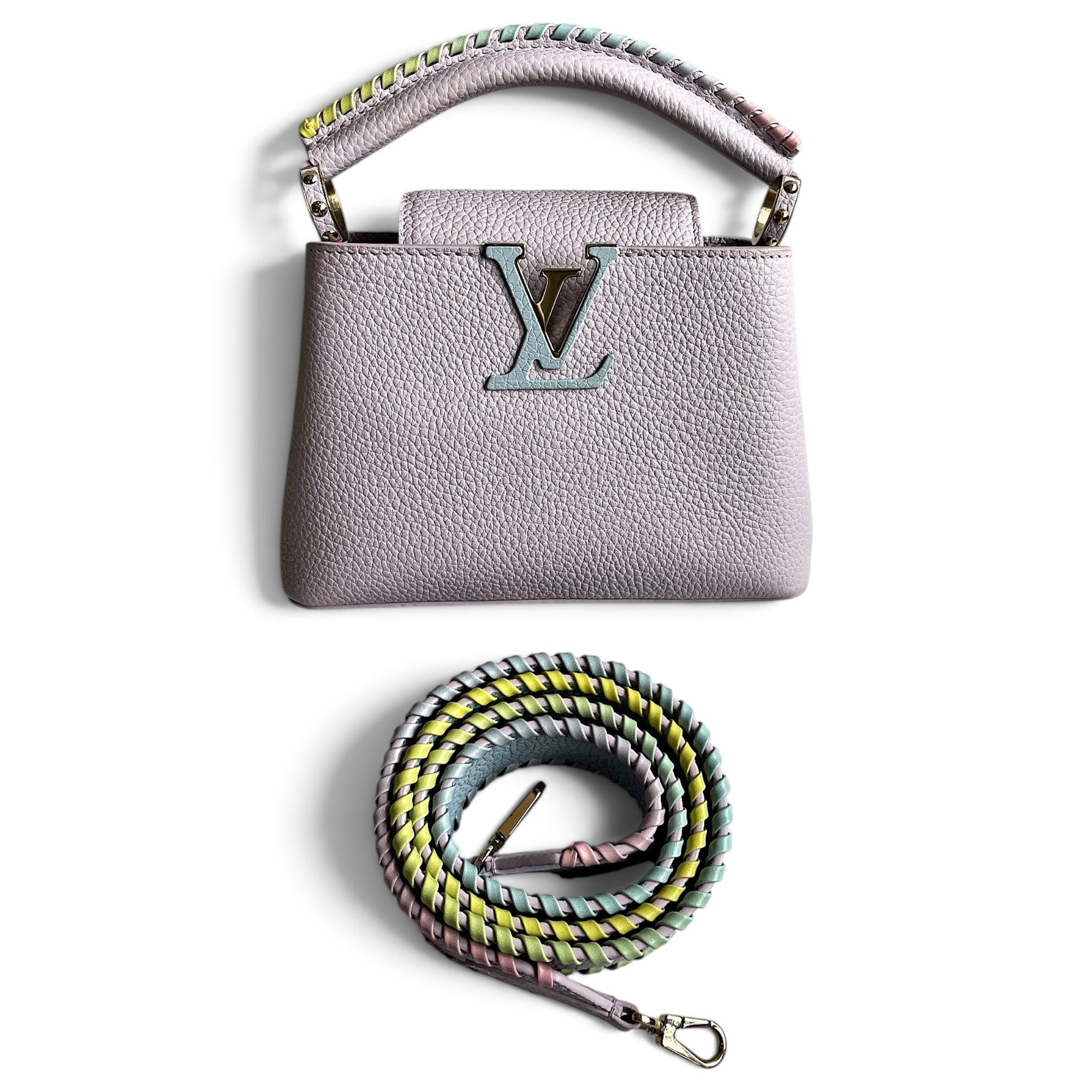 Capucines leather handbag
