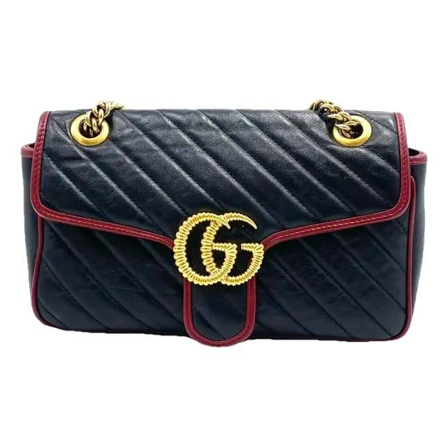 GG Marmont Flap leather handbag