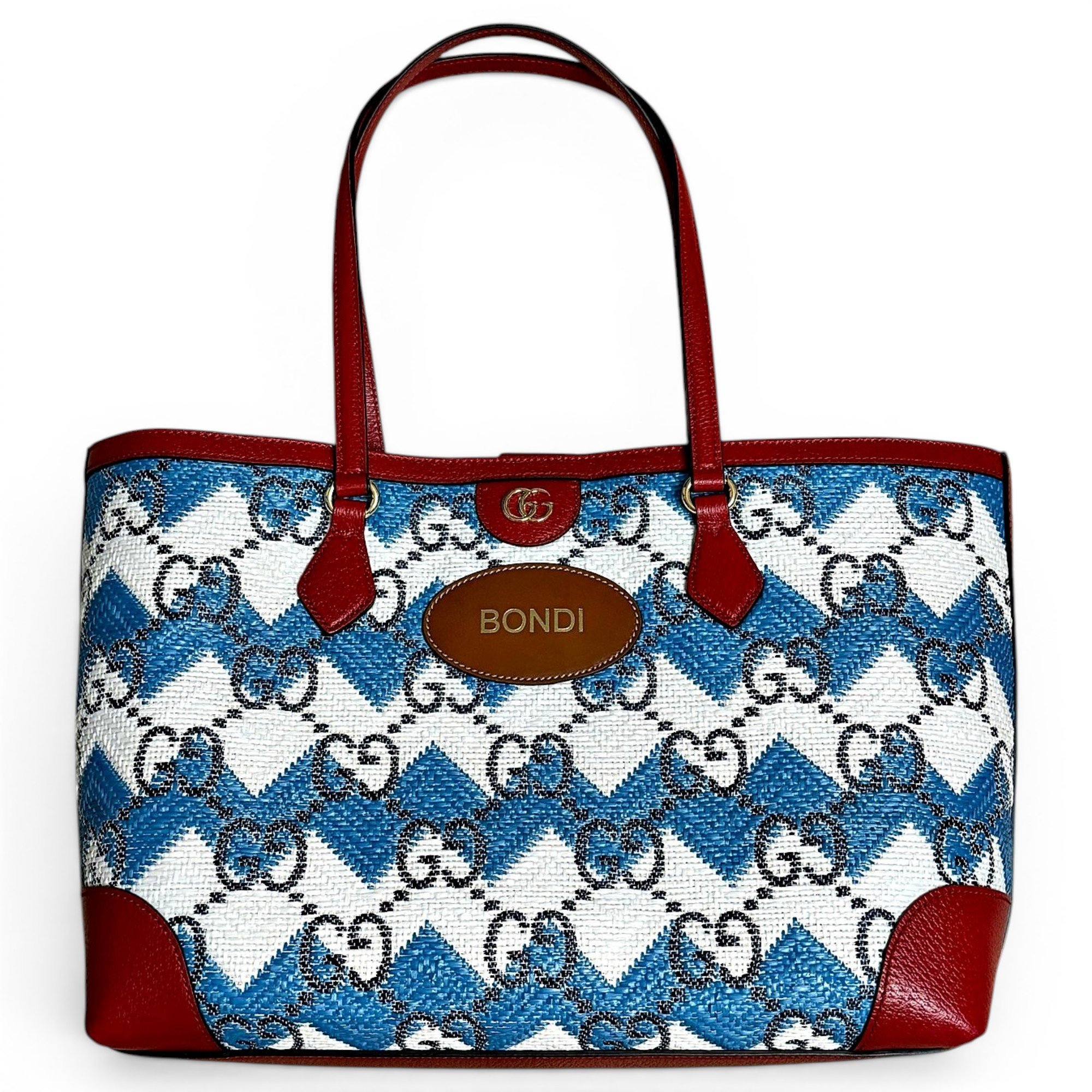 Ophidia Shopping leather tote