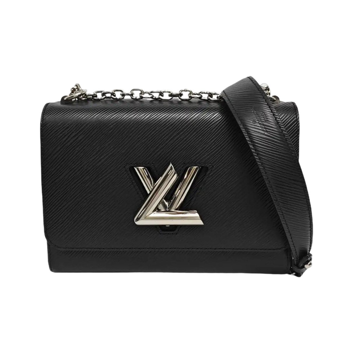Twist leather handbag