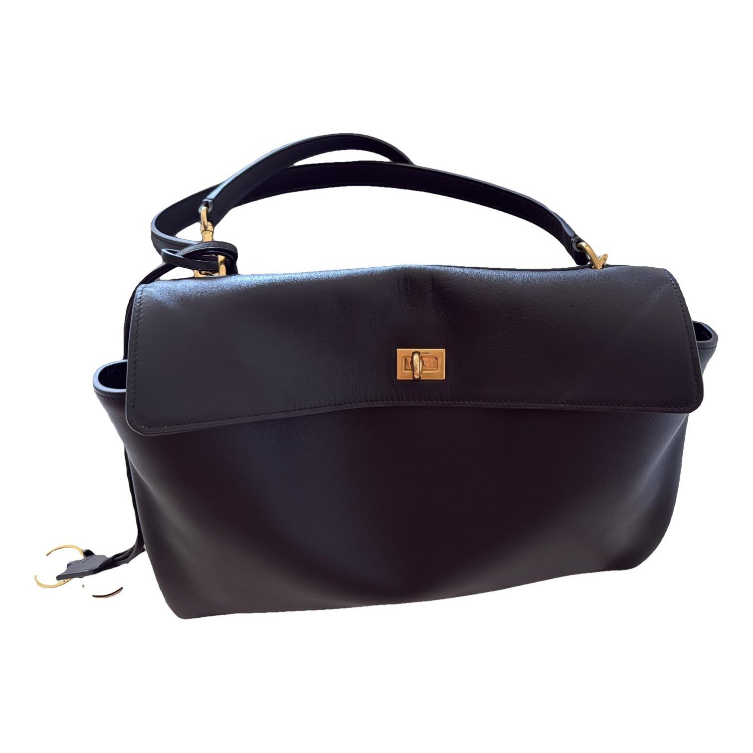 Balenciaga Rodeo leather handbag