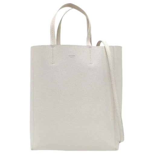 Cabas leather handbag