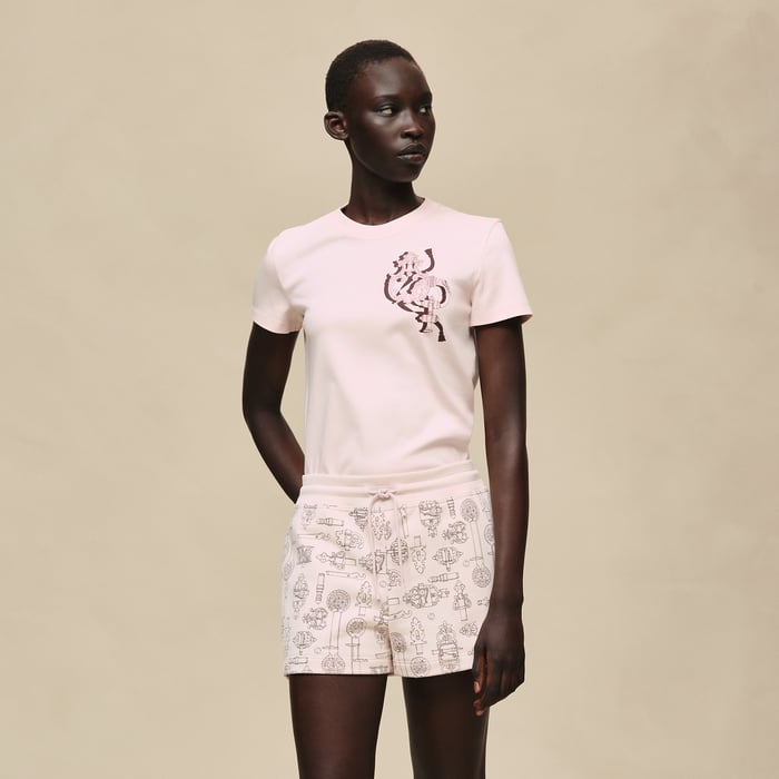 Rose Opaline "Ferronnerie Remix" Shorts