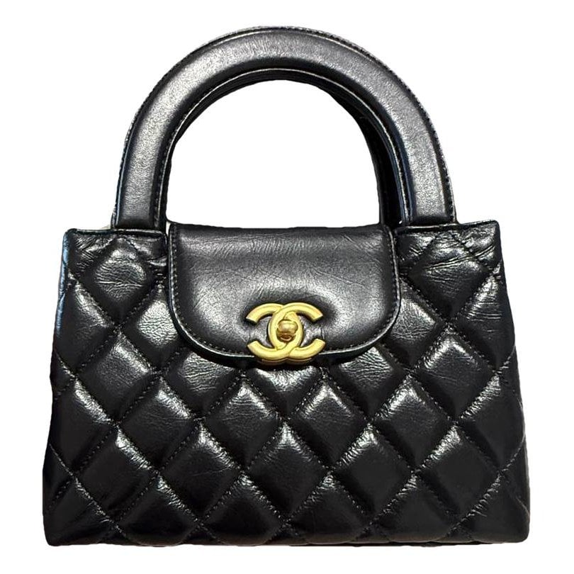 Mini Shopping leather handbag