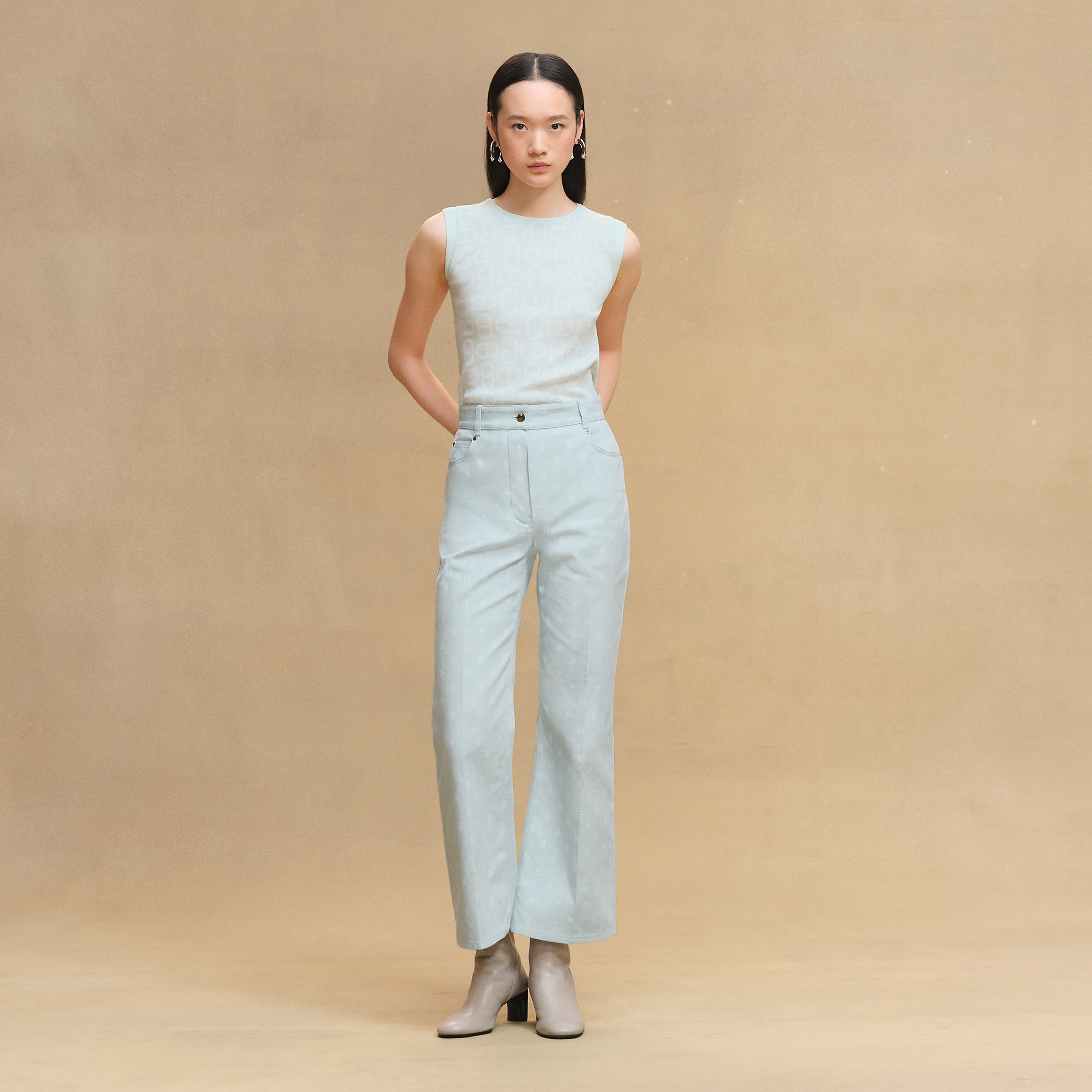 "Chaine d'Ancre" bootcut pants