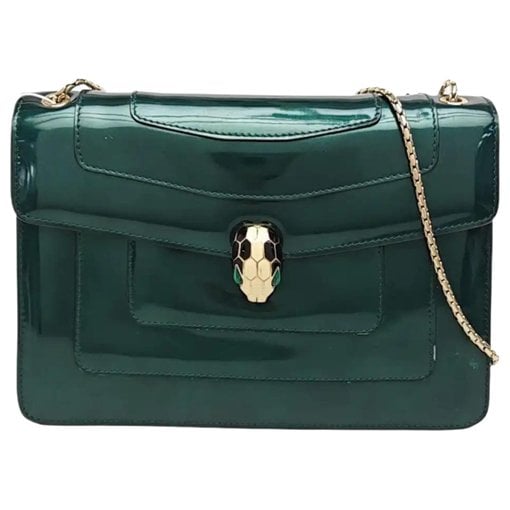 Patent leather handbag