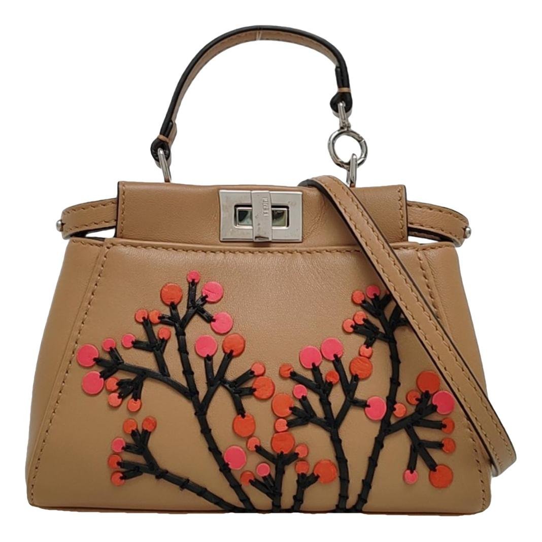 Peekaboo leather handbag